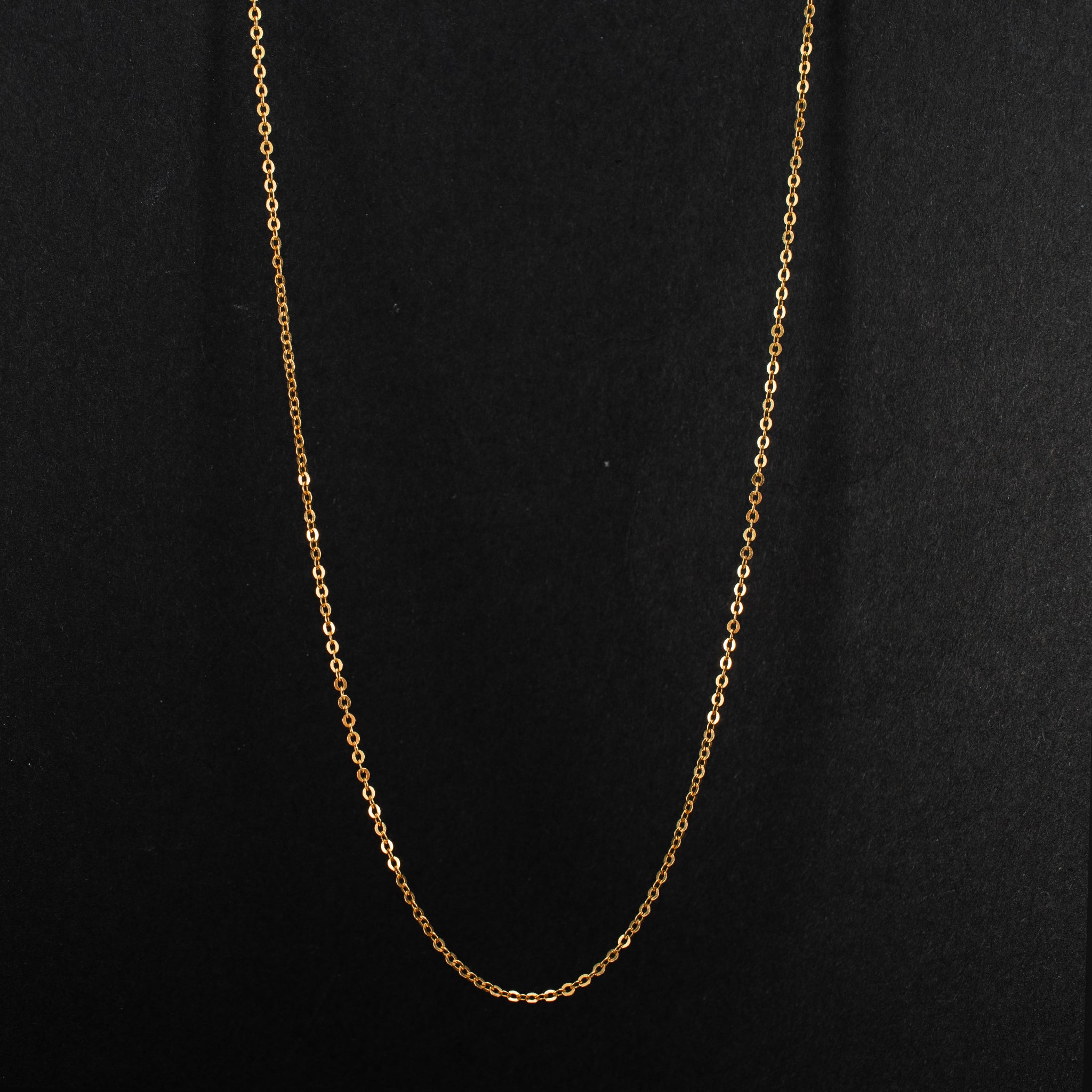 18K Yellow Gold Cable Chain 1.69g 16" 456901 available at DJP Jewelers & Luxury Buyers