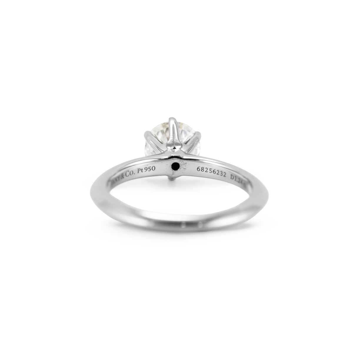 Tiffany & Co. The Tiffany Setting Platinum Gia 1.24ct Diamond Engagement Ring