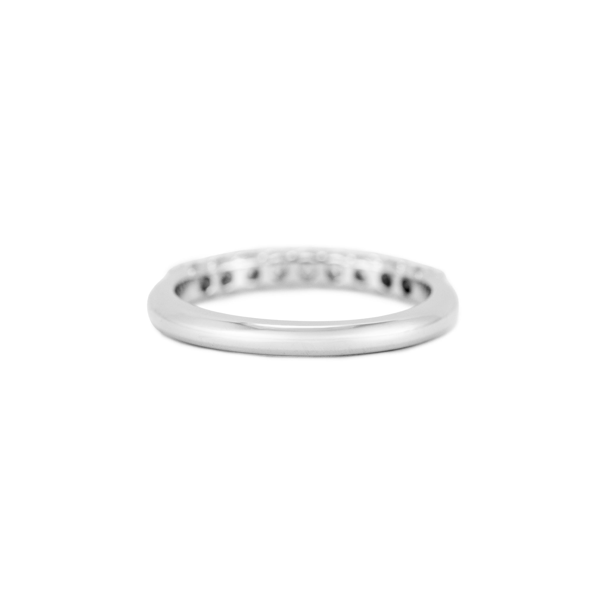 Tiffany & Co. Tiffany Forever Platinum 0.27ctw Half-Circle Diamond Band Ring