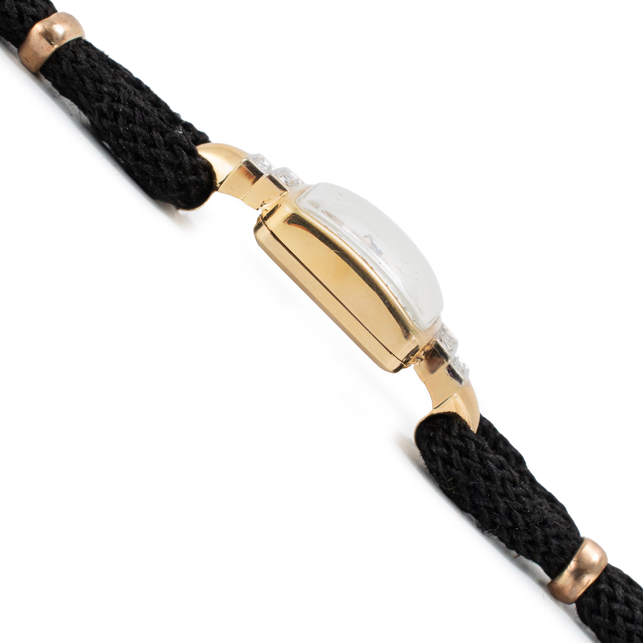 Ladies Vintage Retro Bucherer Cocktail 17MM Diamond 18K Gold Mechanical Watch