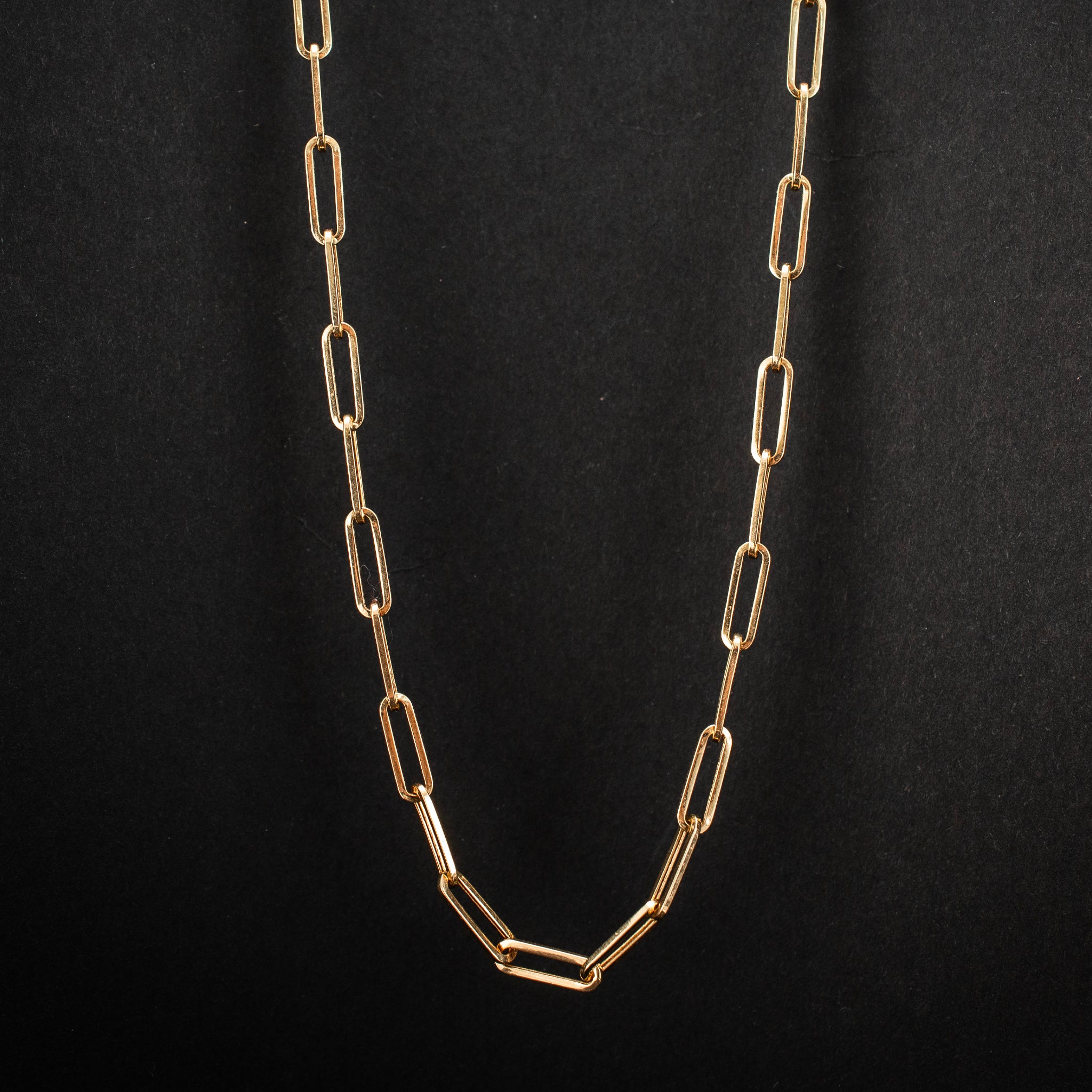14K Yellow Gold Paper Clip Link Chain 5.36g 17" 457258 available at DJP Jewelers & Luxury Buyers