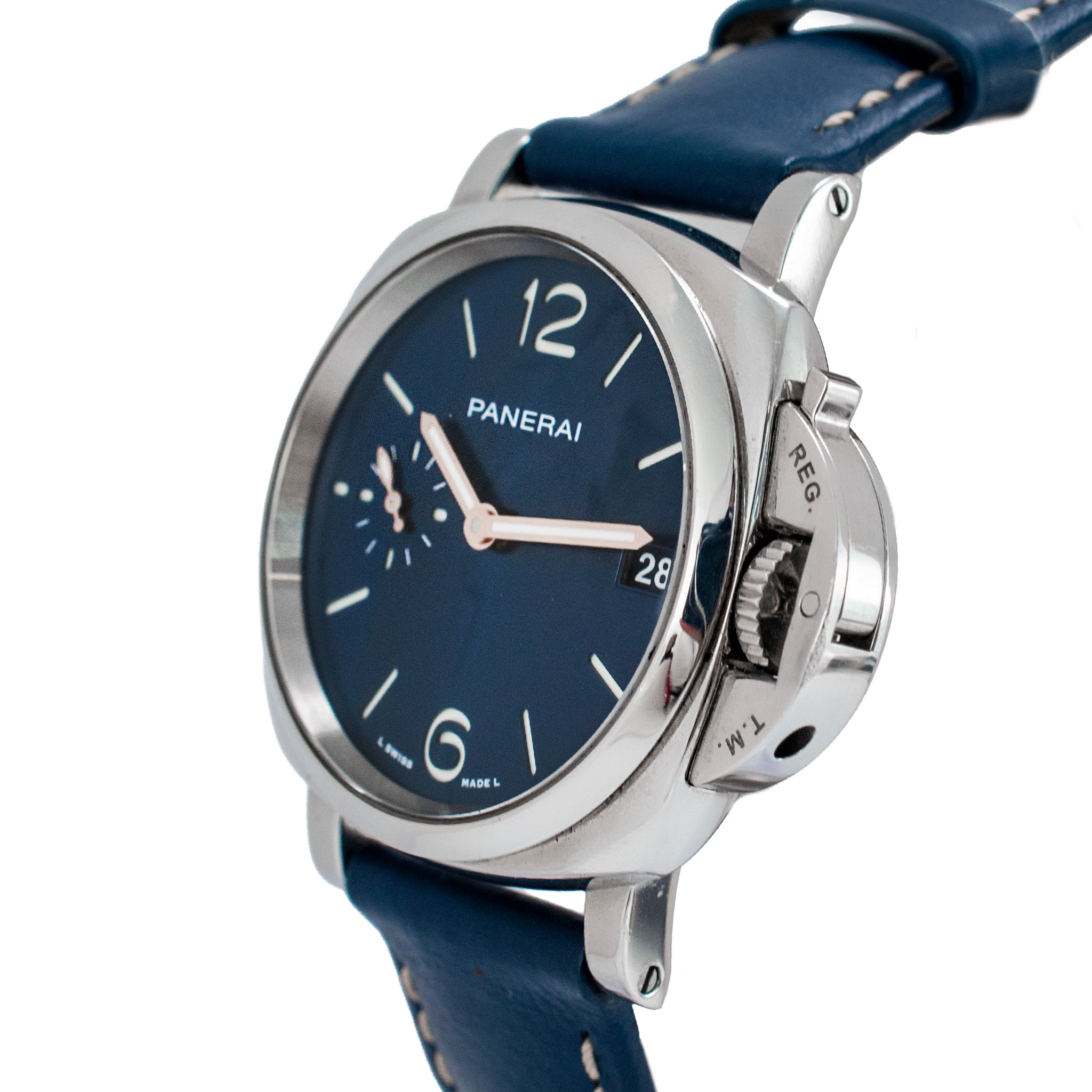 Panerai Luminor Due 38MM PAM01273 Blue Dial Stainless Steel Automatic Watch