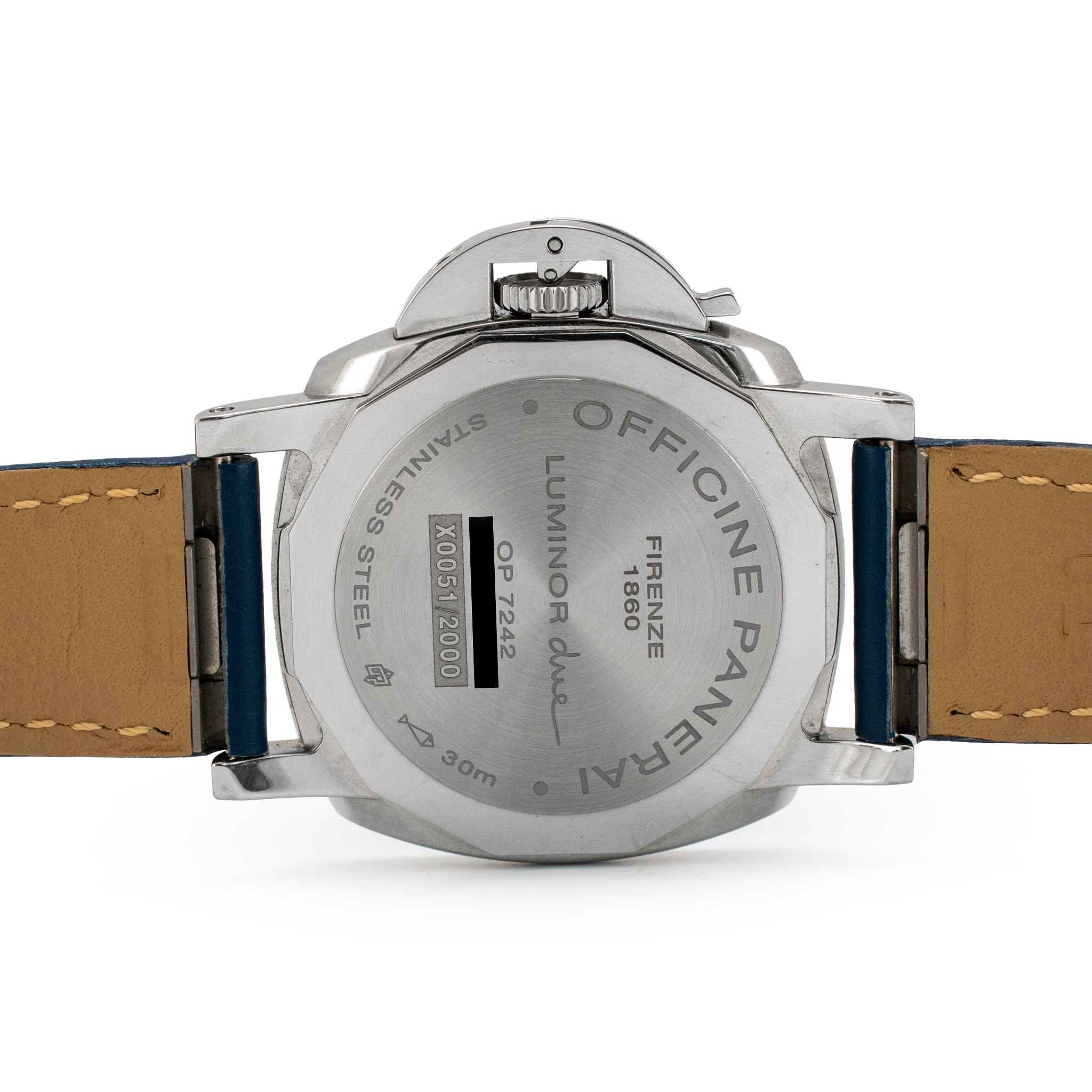 Panerai Luminor Due 38MM PAM01273 Blue Dial Stainless Steel Automatic Watch