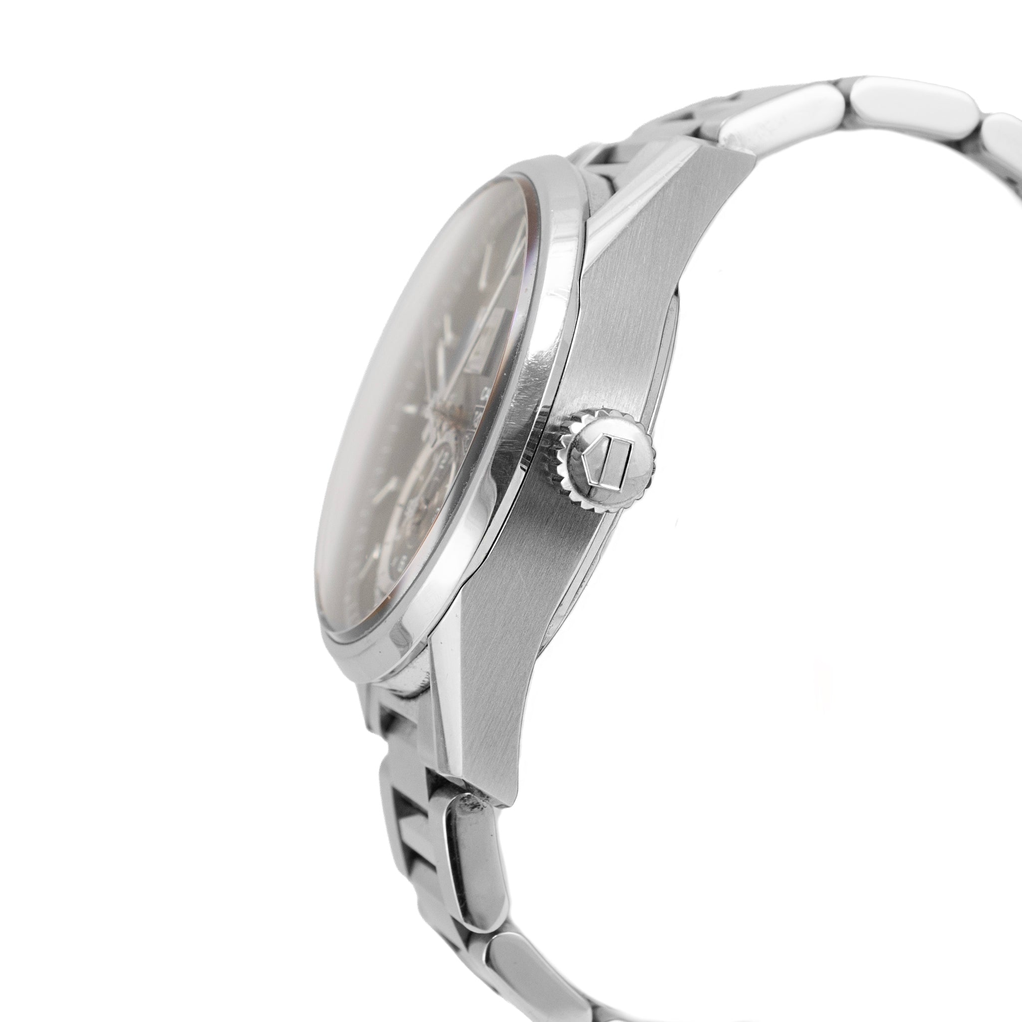 Tag Heuer Carrera Calibre 8 GMT Grand Date 41MM WAR5012.BA0723 Steel Watch