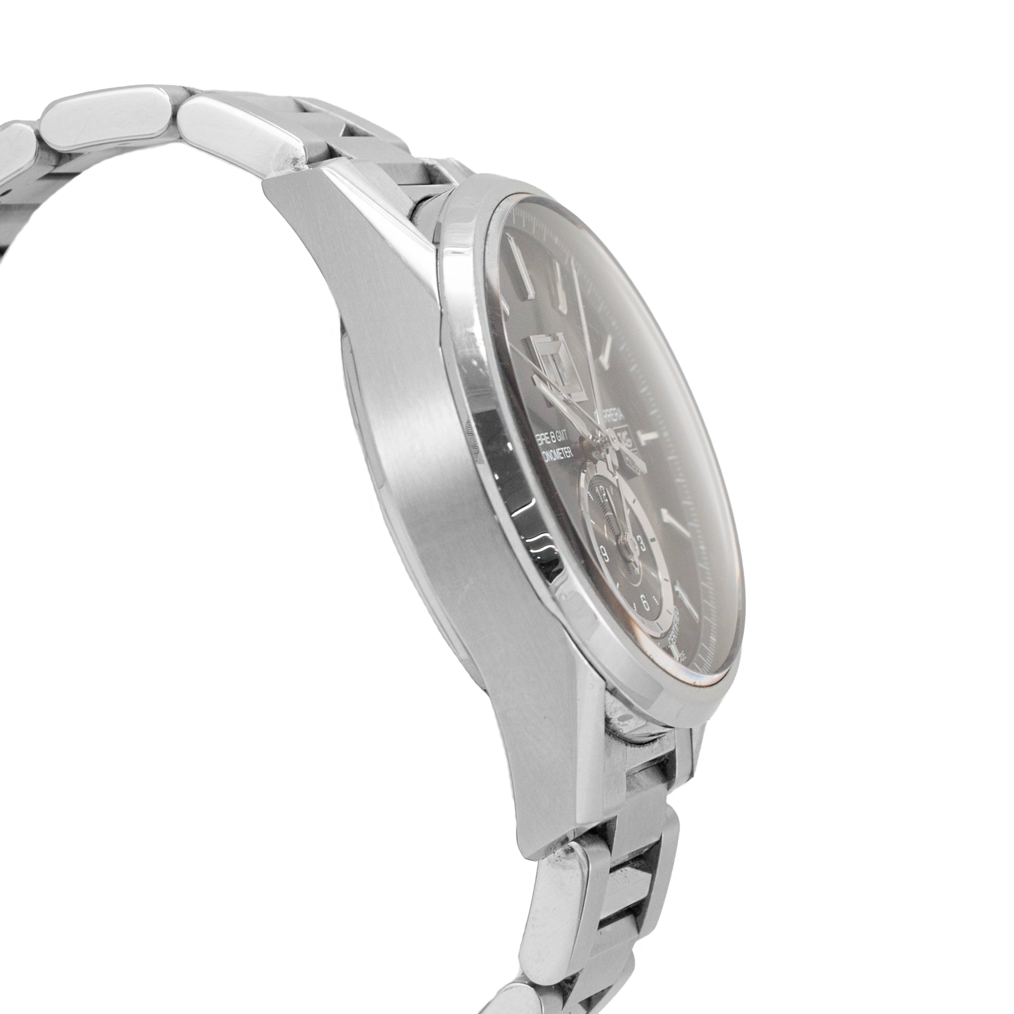 Tag Heuer Carrera Calibre 8 GMT Grand Date 41MM WAR5012.BA0723 Steel Watch
