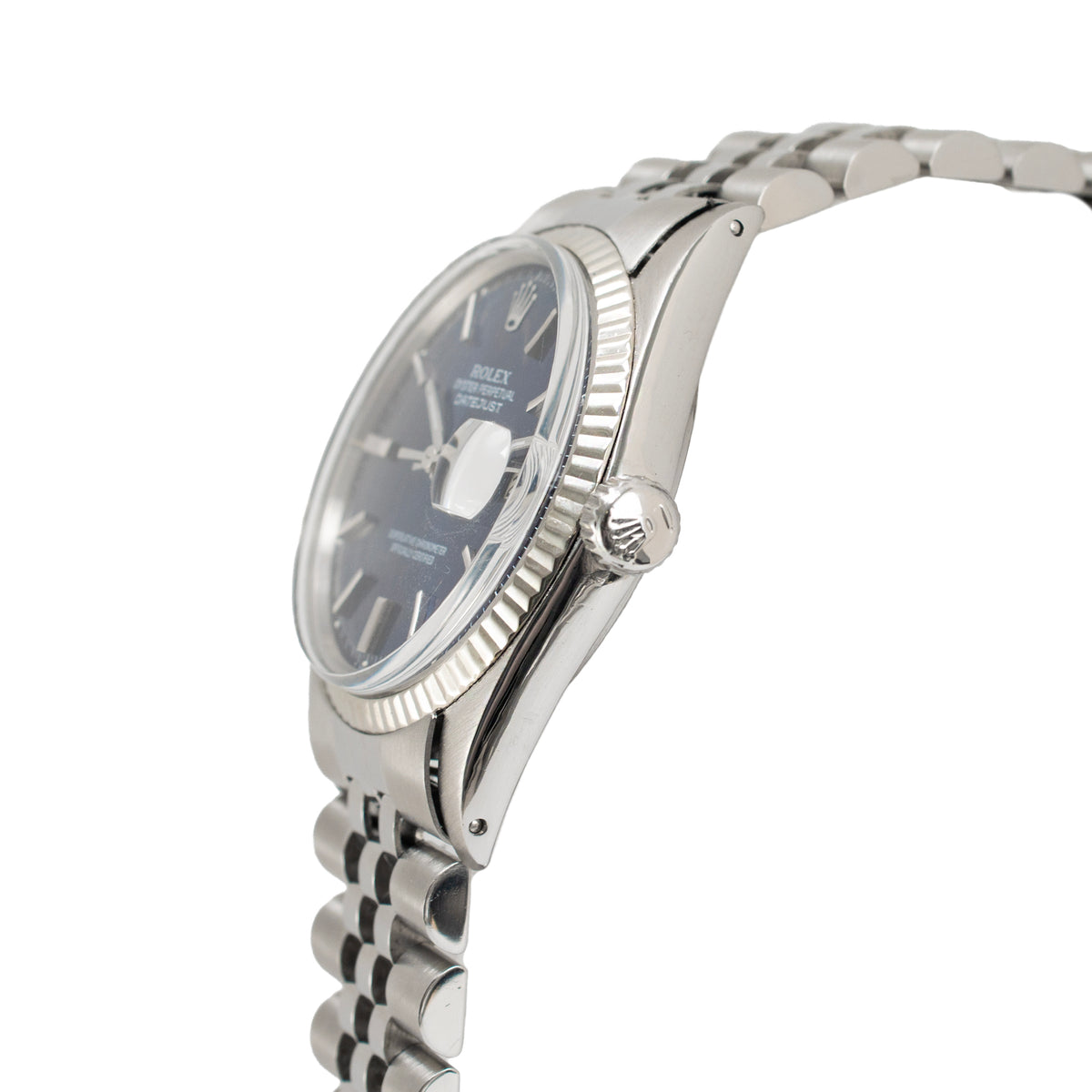 Rolex Datejust 36MM 1601 Blue Dial Stainless Steel Automatic Watch