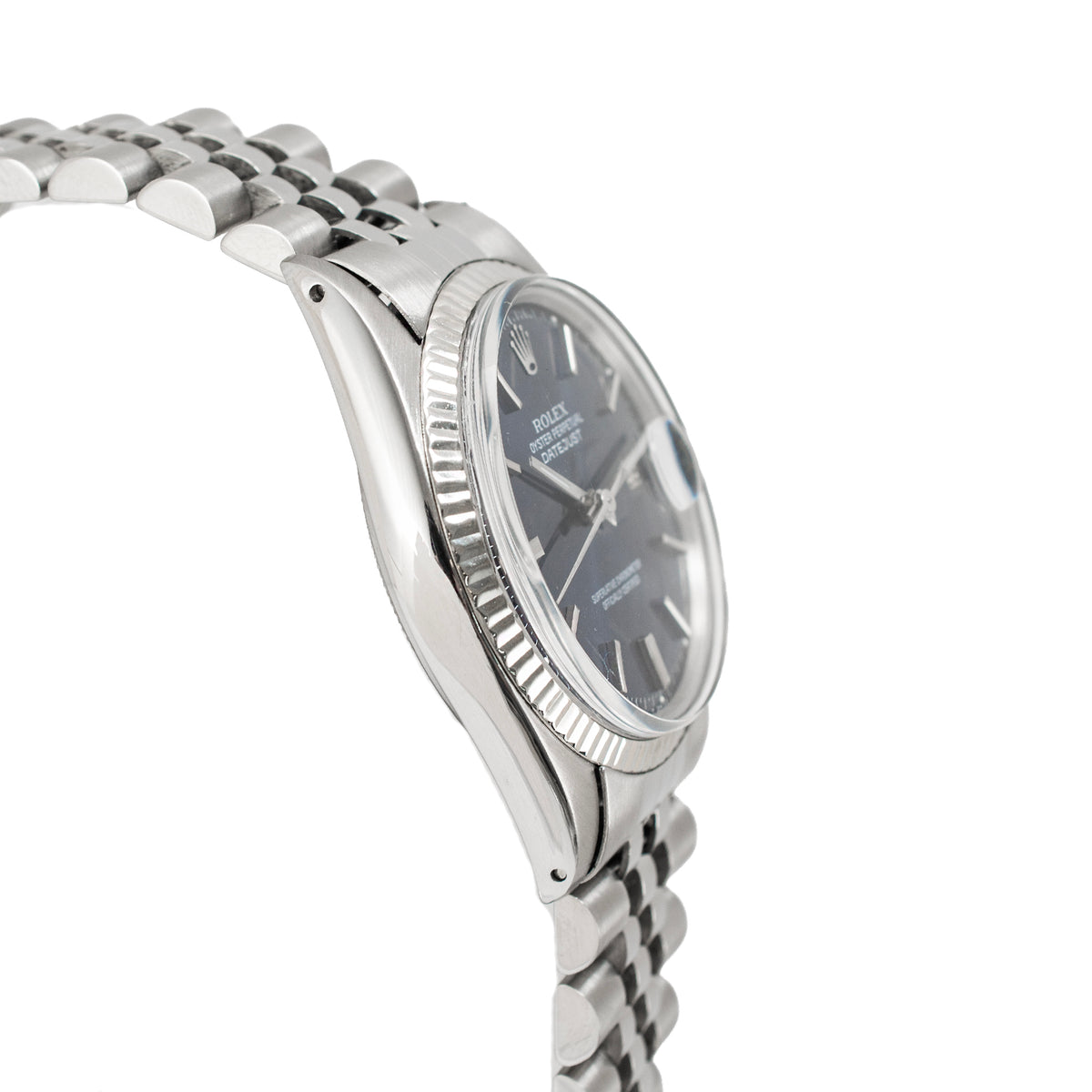 Rolex Datejust 36MM 1601 Blue Dial Stainless Steel Automatic Watch