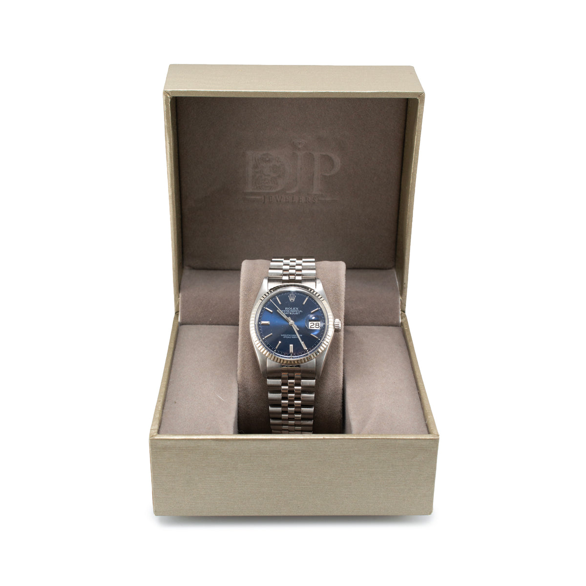 Rolex Datejust 36MM 1601 Blue Dial Stainless Steel Automatic Watch
