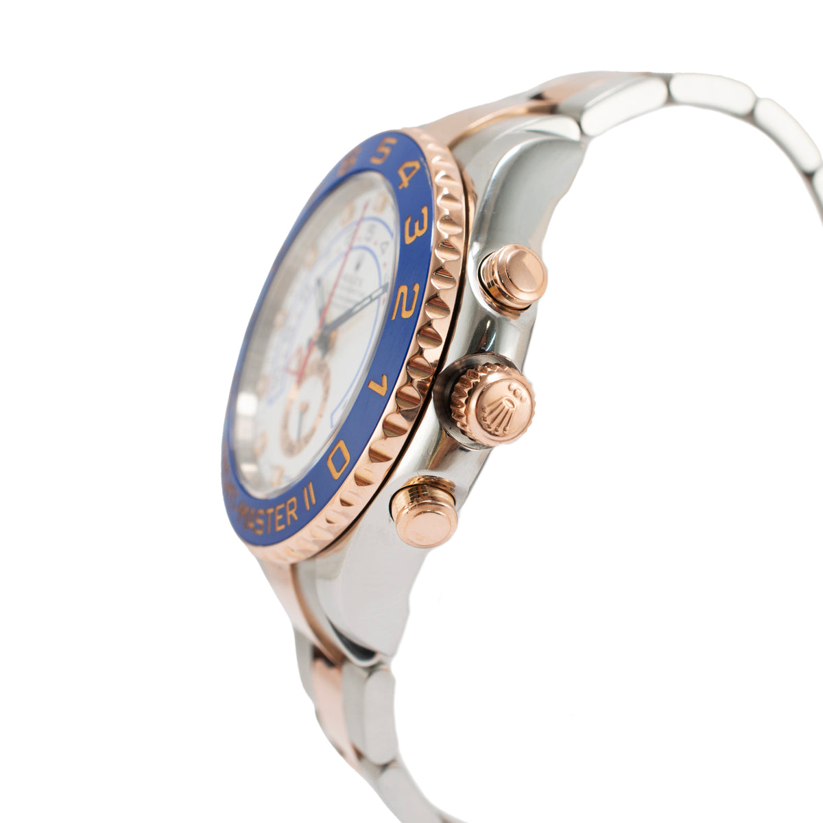 Rolex Yacht-Master II 44MM 116681 Oyster 18K Rose Gold Steel Watch