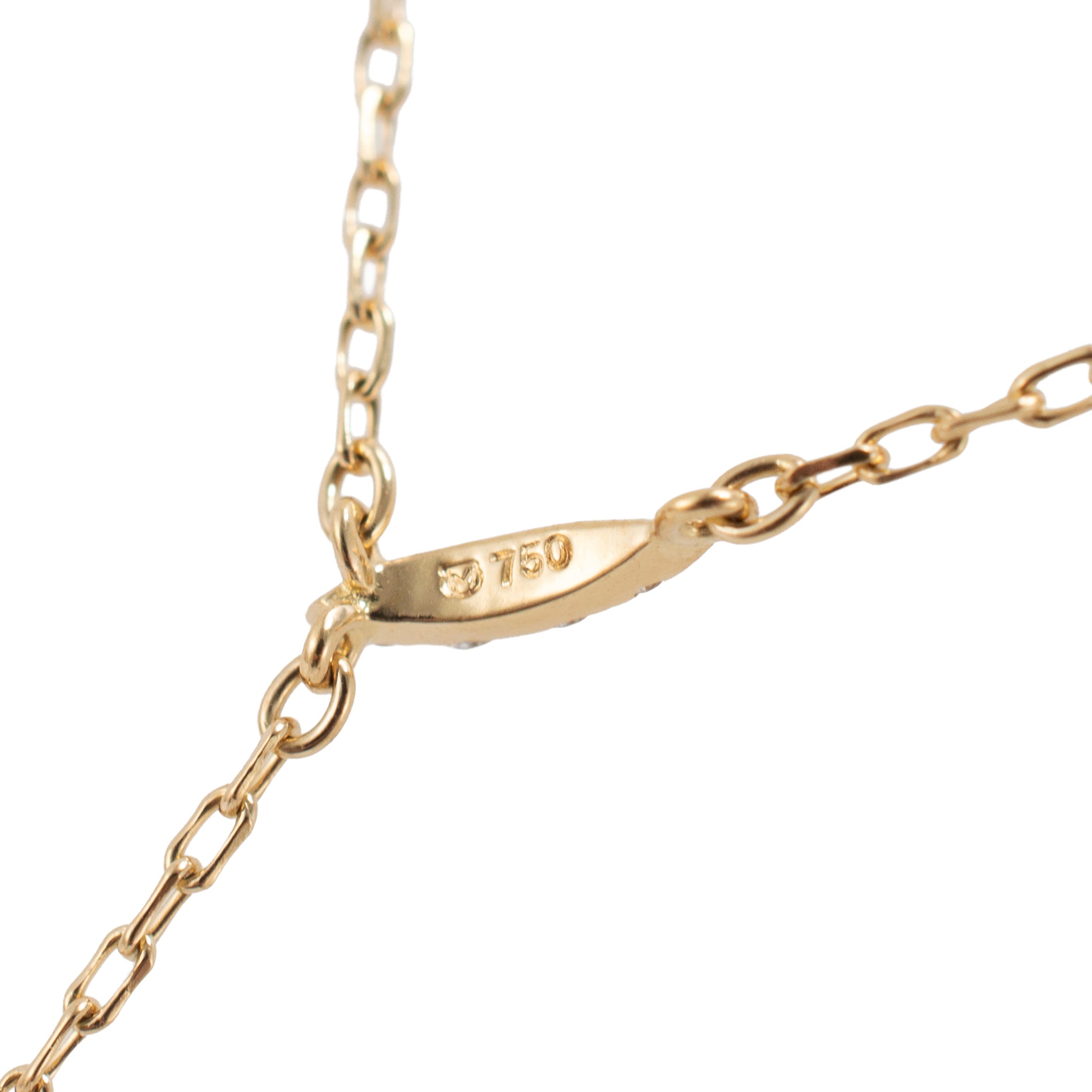 Mikimoto 18K Yellow Gold Akoya Pearl Lariat Drop Pendant Necklace