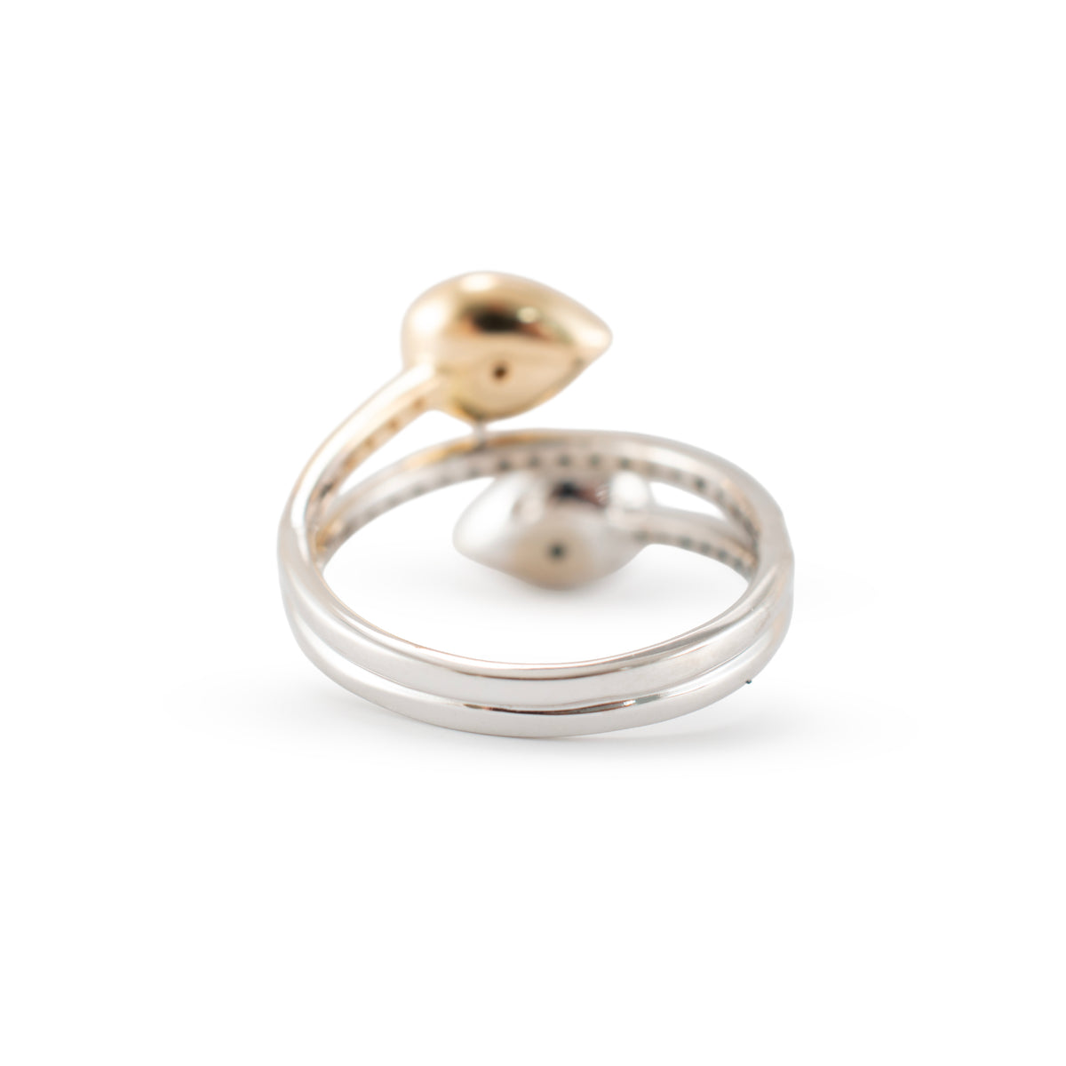 Effy Canare 18K Two Tone Gold White & Yellow Gold 0.75ctw Diamond Cocktail Ring