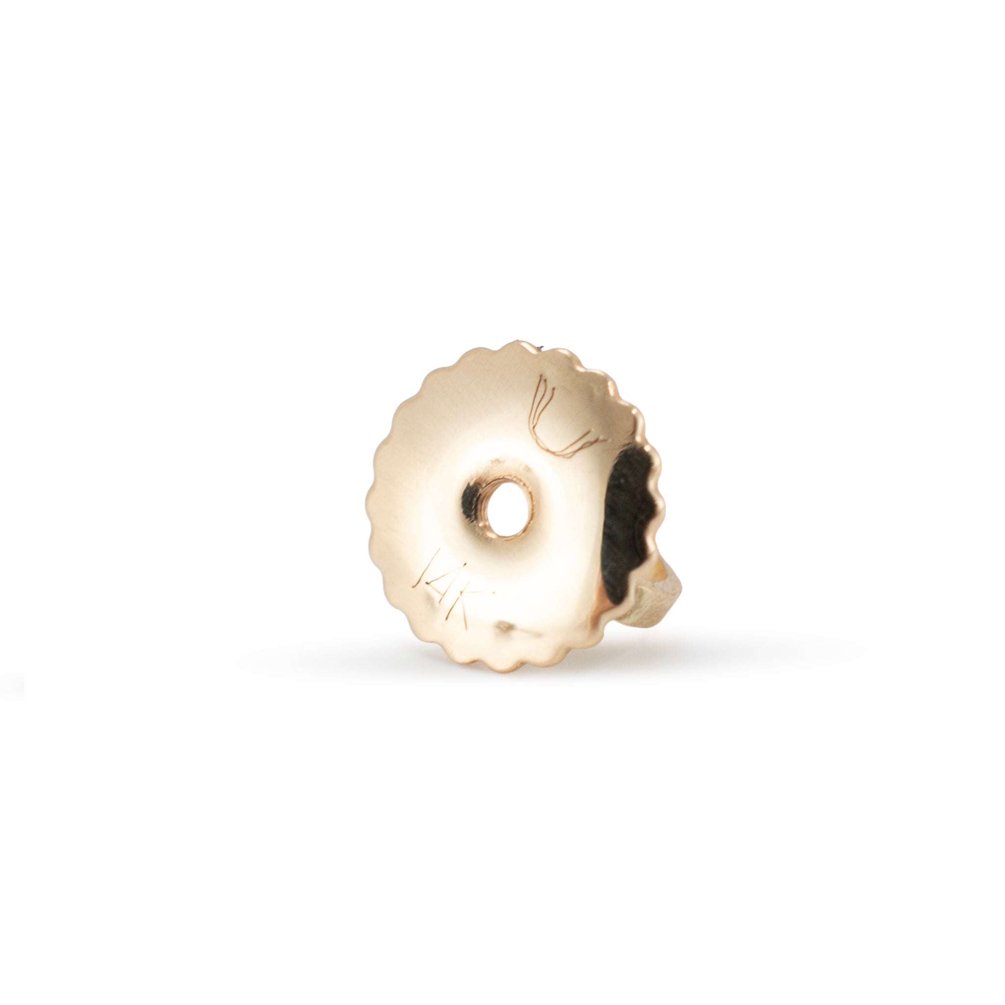 Unisex 14K Yellow Gold 0.90ctw Round Brilliant Diamond Screw Back Stud Earrings