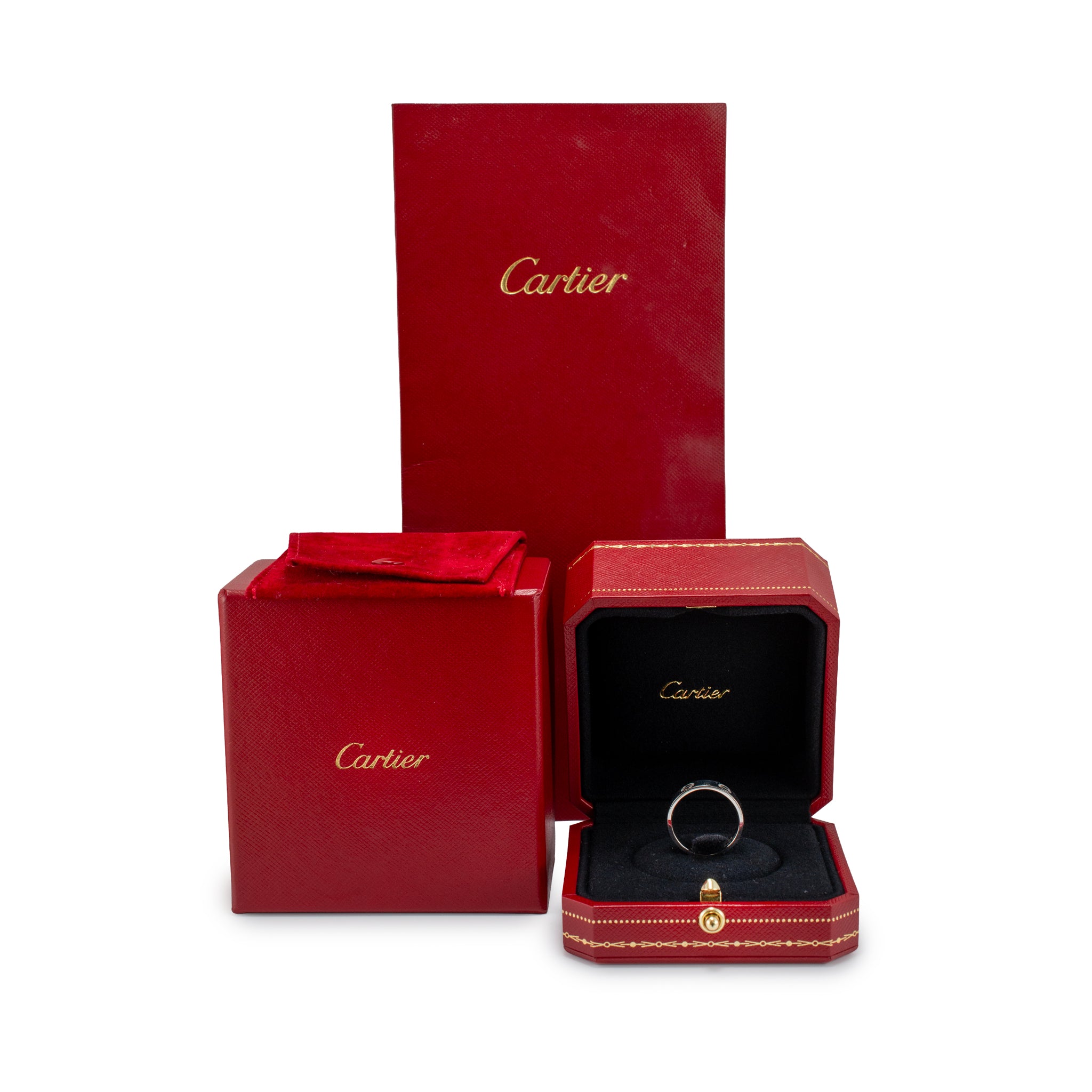 Cartier Love Classic Model 18K White Gold 5.5mm Wedding Band Ring