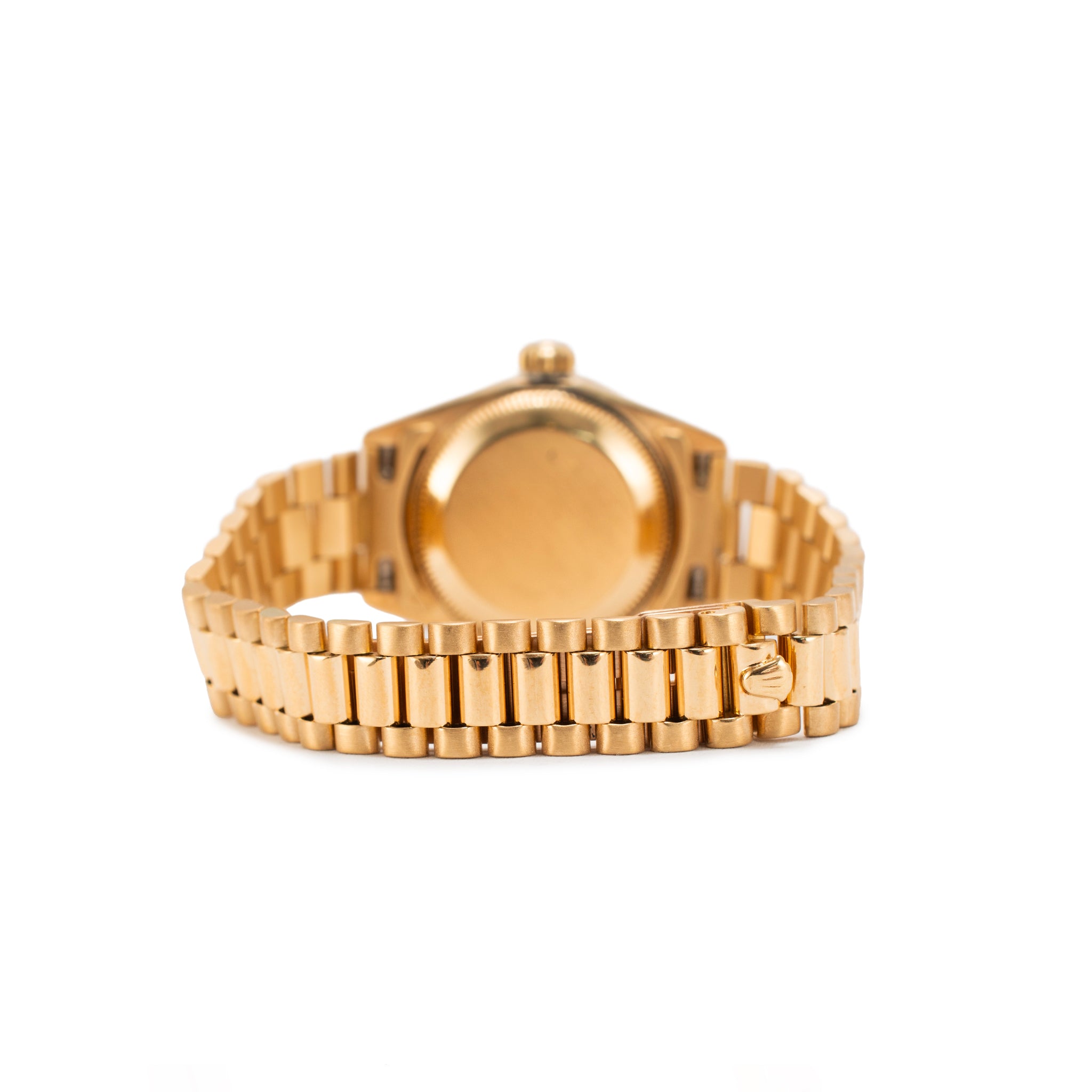 Ladies Rolex Datejust 26MM 69178 Mop Diamond Presidential 18K Yellow Gold Watch