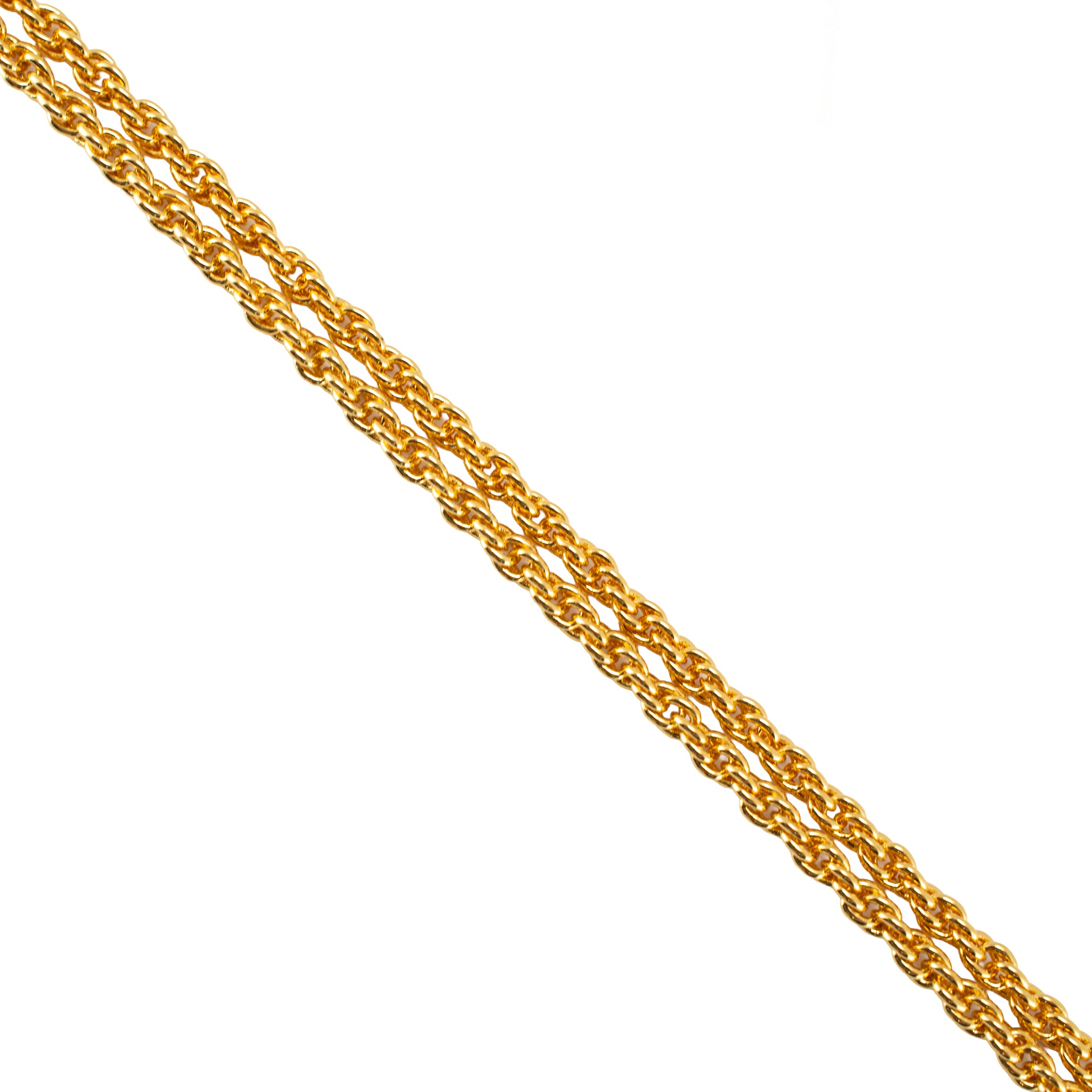 Unisex 14K Yellow Gold 2MM 24” Classic Twisted Spiral Rope Chain Necklace