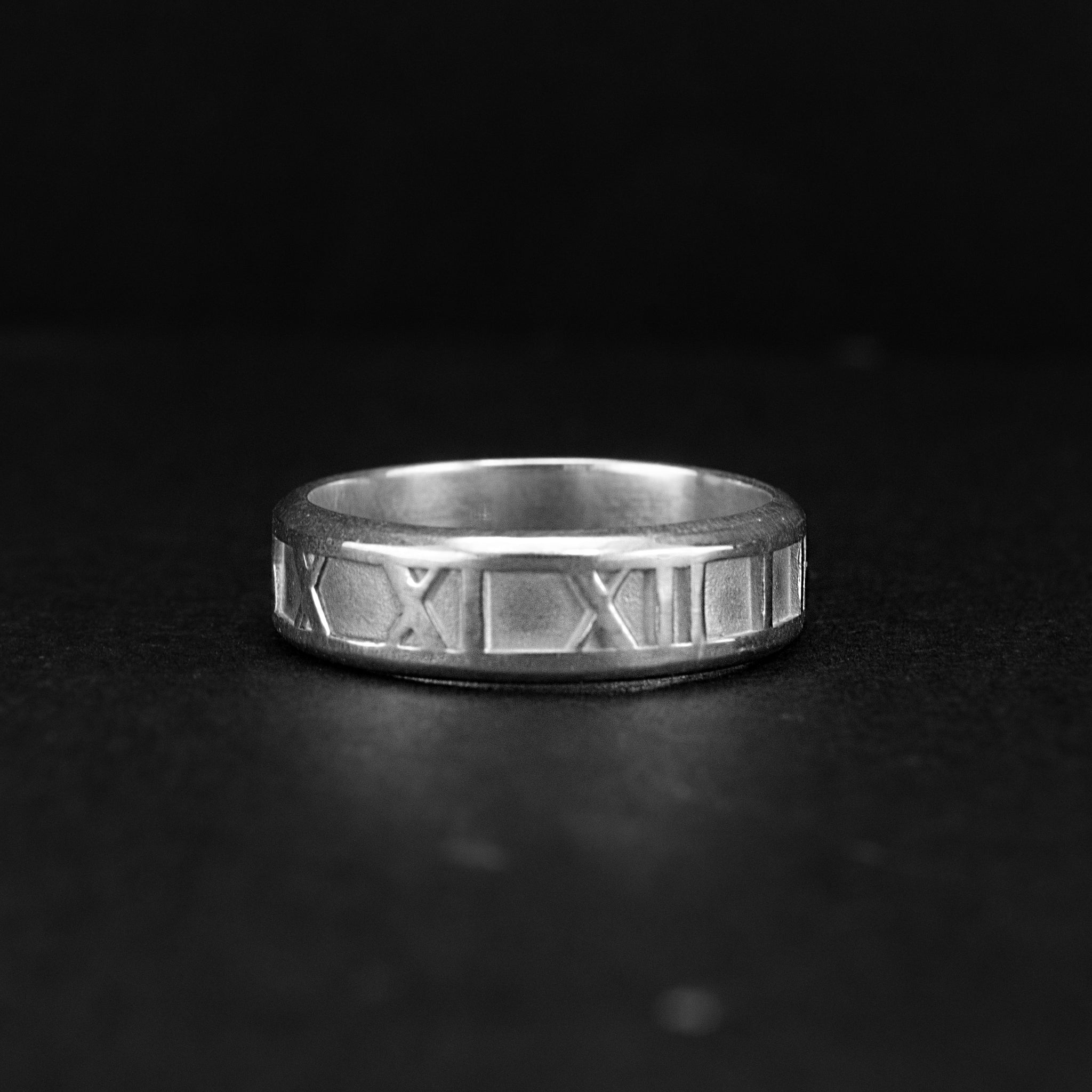 Retired Tiffany & Co. Sterling Silver Atalas Band Ring 6.43g 10" 458842 available at DJP Jewelers & Luxury Buyers