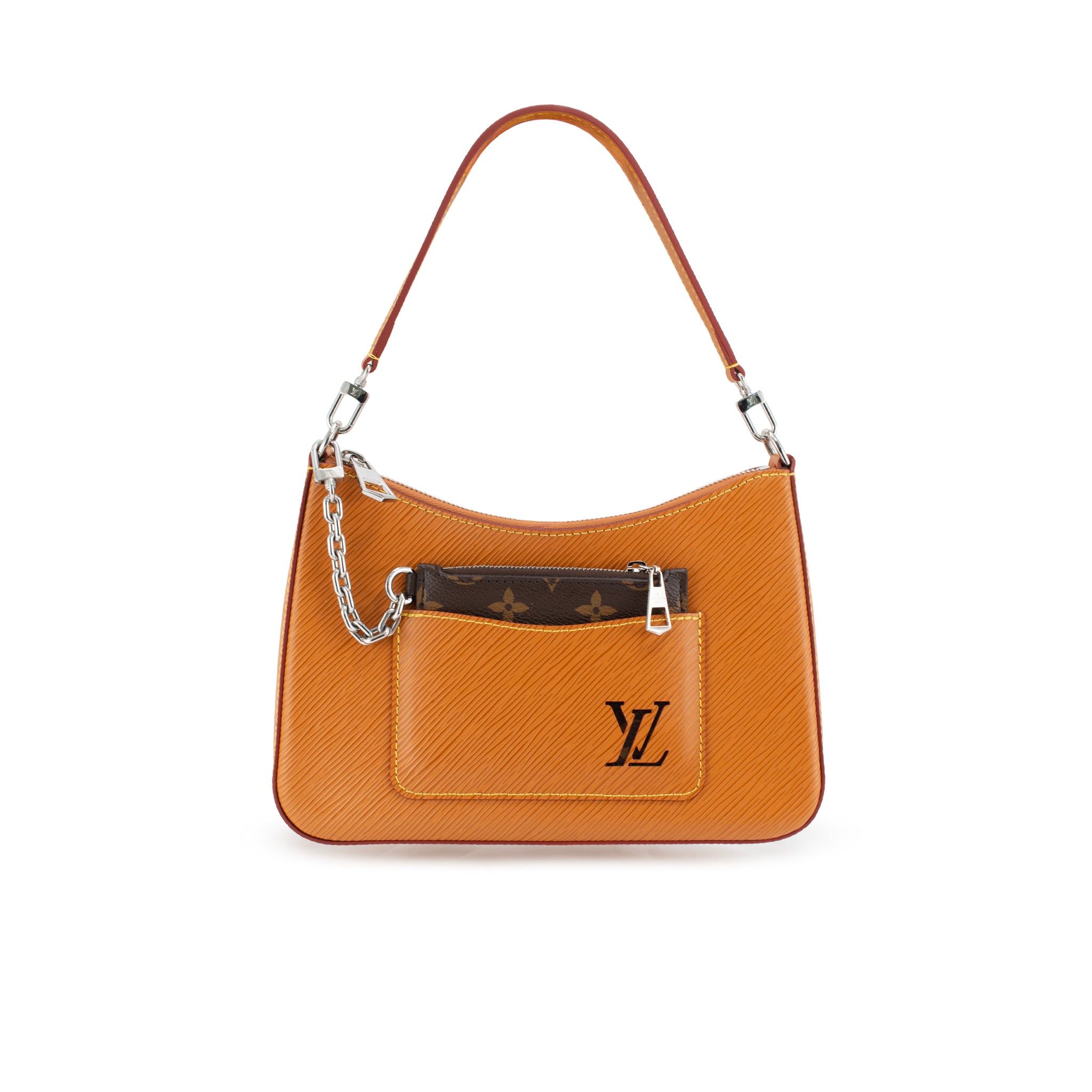 Louis Vuitton Marelle Gold Miel Epi Leather Silver-Tone Hardware Hobo Handbag