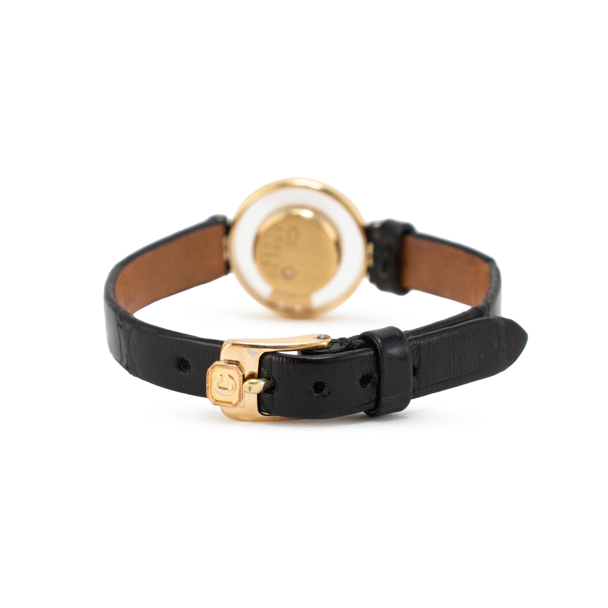 Ladies Vintage Chopard Happy Diamonds 22MM 4112 18K Yellow Gold Quartz Watch
