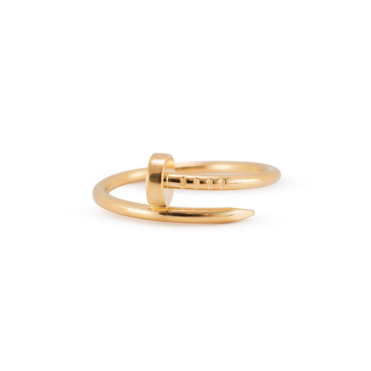 Cartier Juste Un Clou Small Model 18K Yellow Gold Band Ring