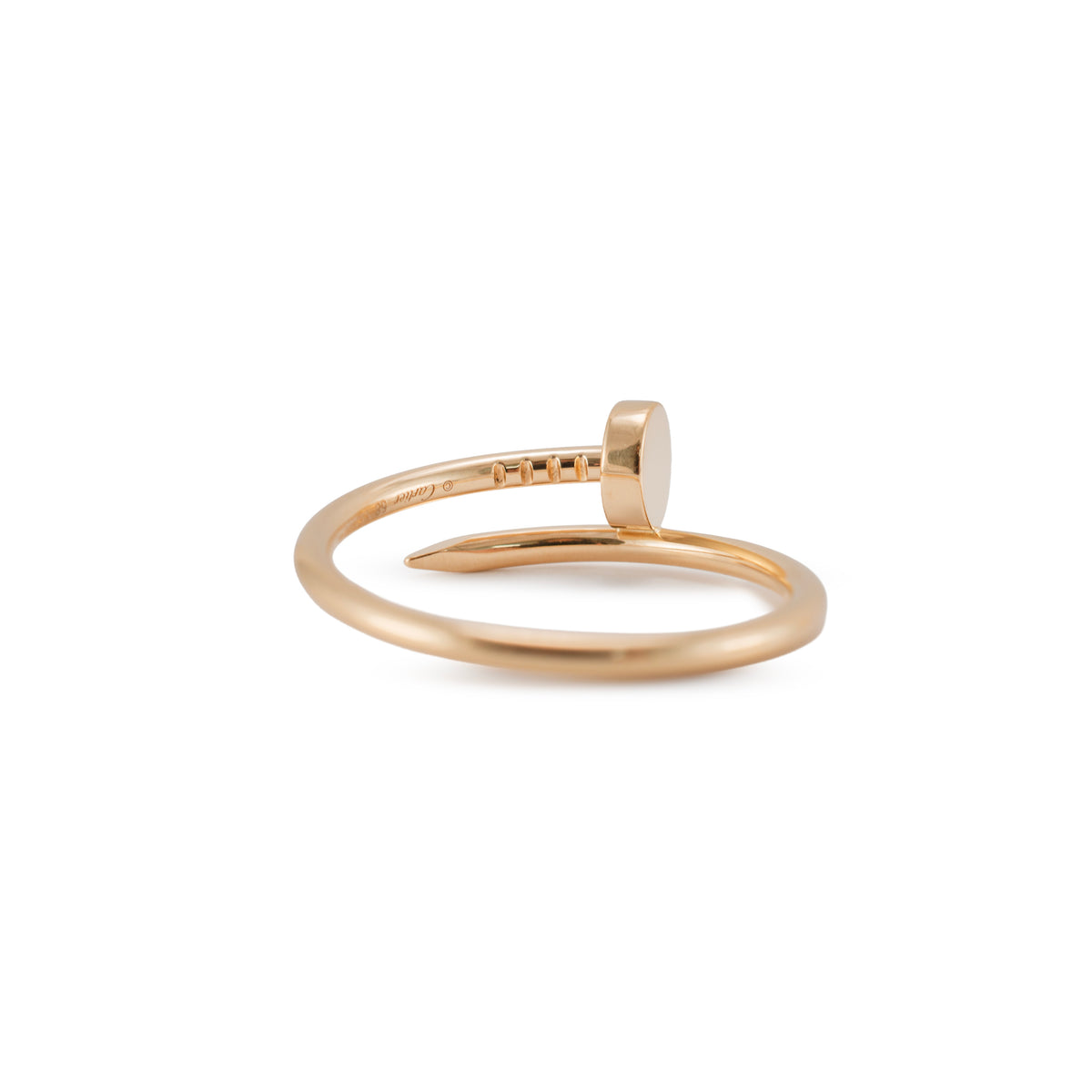 Cartier Juste Un Clou Small Model 18K Yellow Gold Band Ring