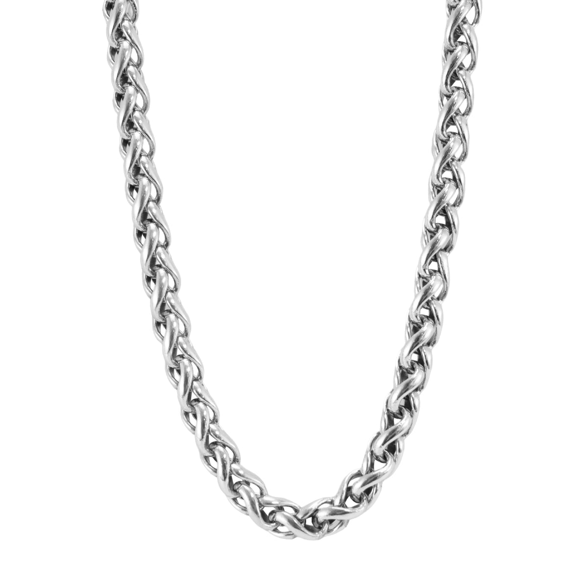 Unisex David Yurman Classic Wheat 8MM Silver & 14K Yellow Gold Chain Necklace