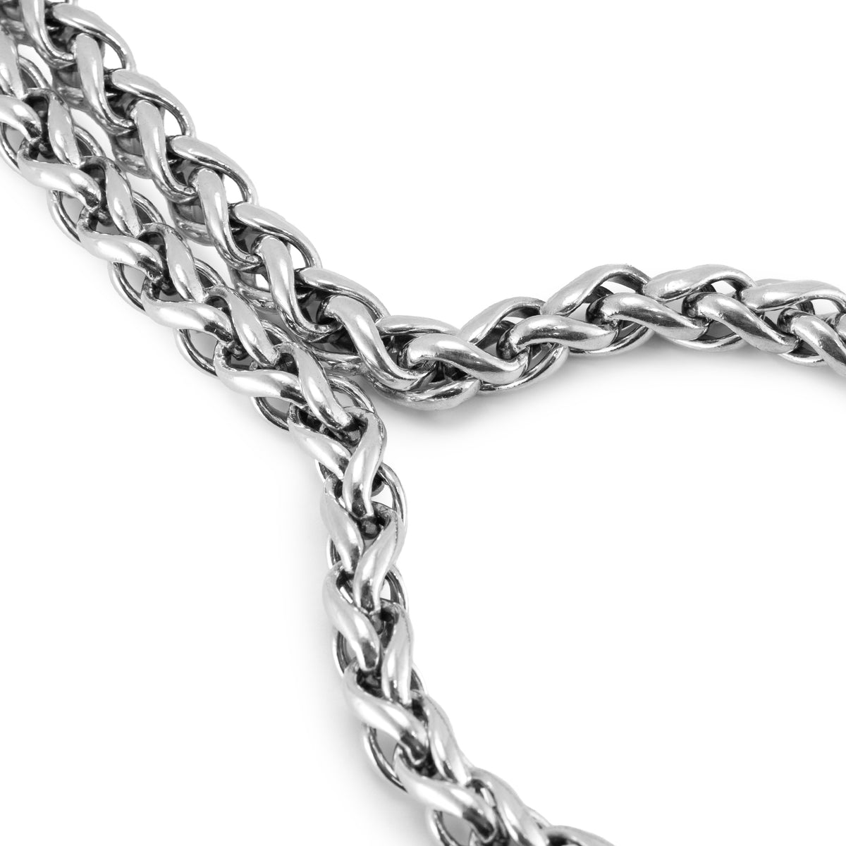 Unisex David Yurman Classic Wheat 8MM Silver & 14K Yellow Gold Chain Necklace