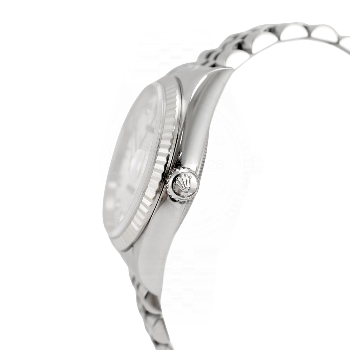 Rolex Datejust 36MM 16234 White Jubilee Computer Dial 18K White Gold Steel Watch