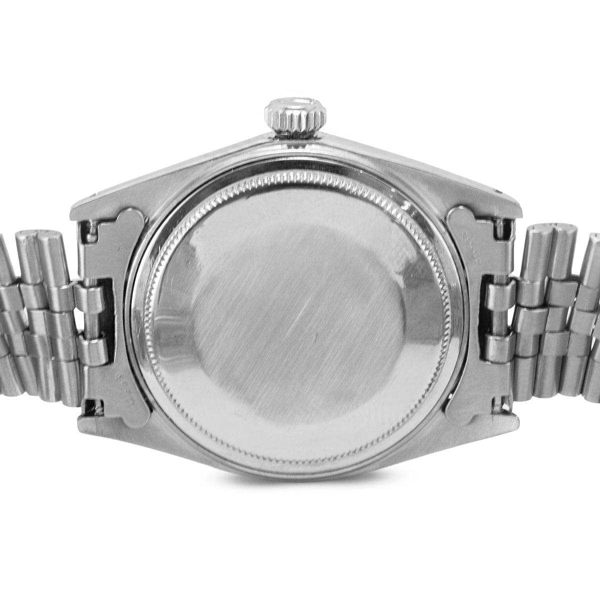 Vintage Rolex Datejust 36MM 1603 Grey Dial Jubilee Stainless Steel Watch