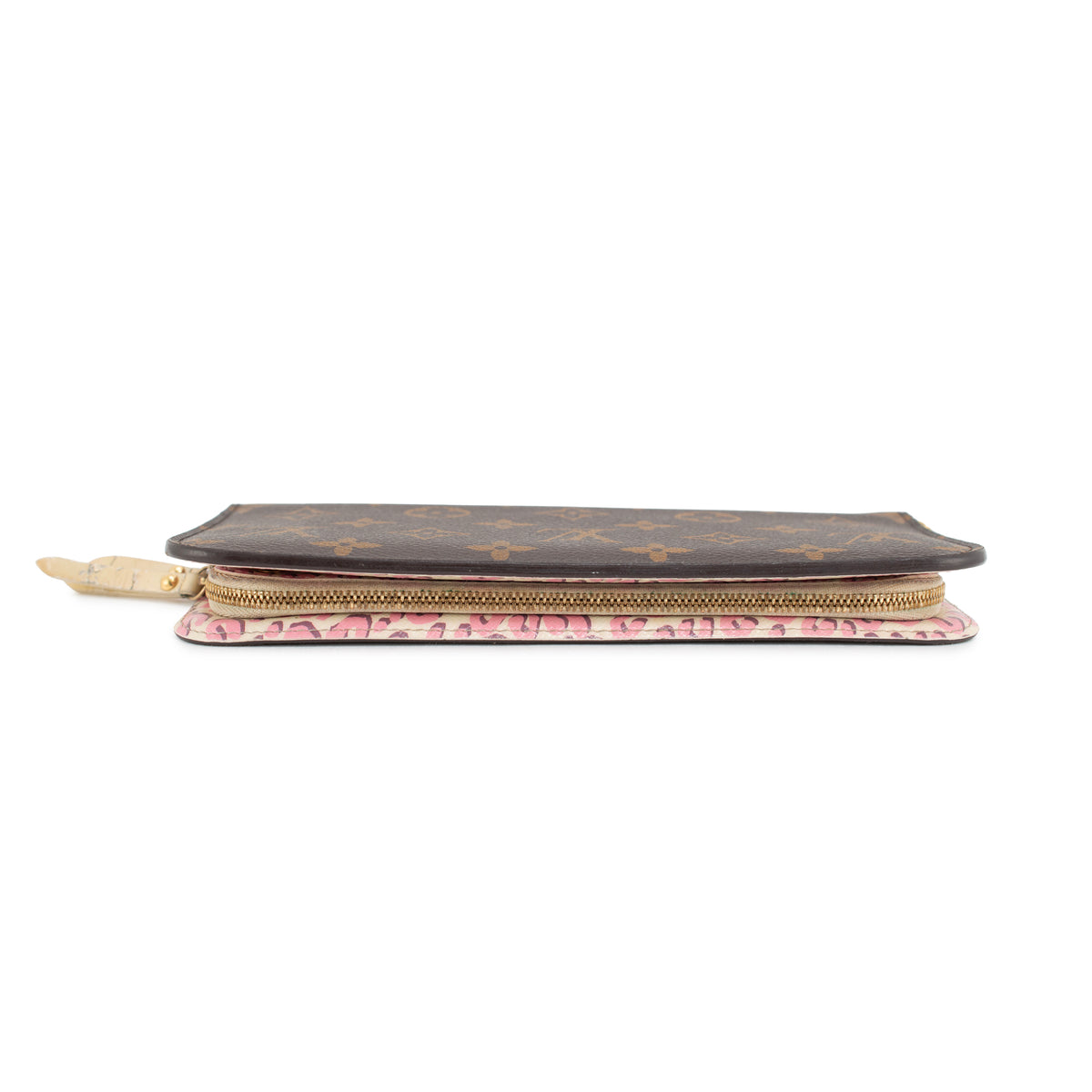 Louis Vuitton Monogram Canvas Pink Leopard Print Insolite Wallet