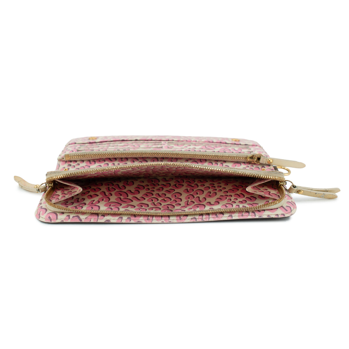 Louis Vuitton Monogram Canvas Pink Leopard Print Insolite Wallet