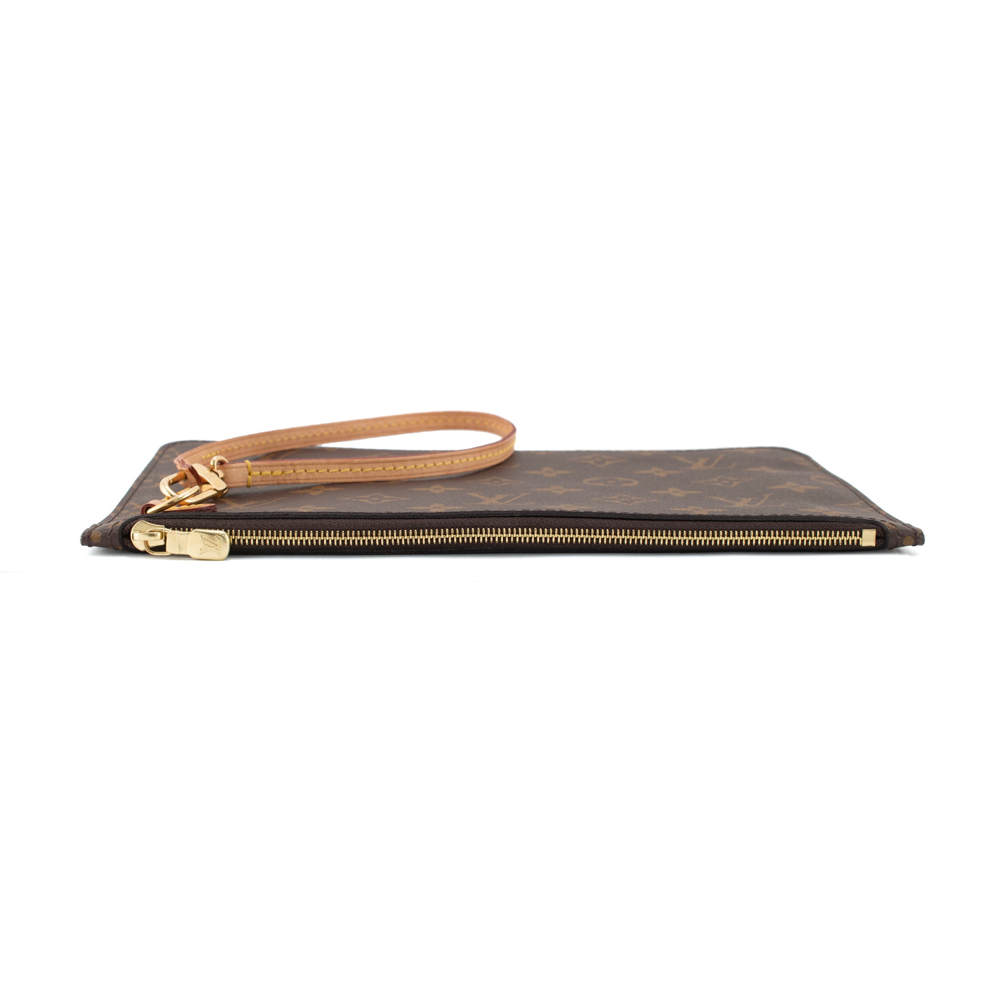 Louis Vuitton Neverfull Monogram Canvas Gold-Tone Pouch | DJP