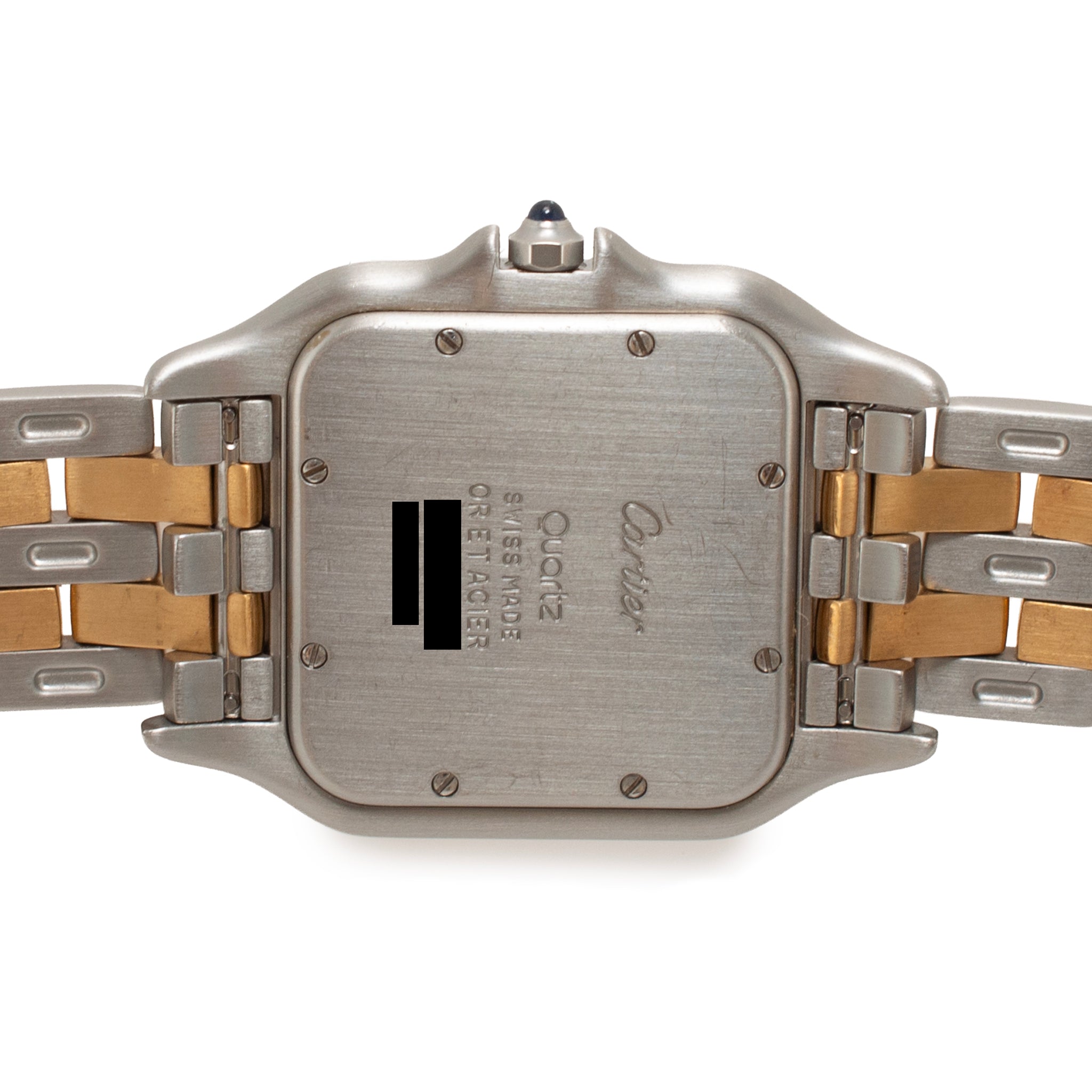 Cartier Panthere Jumbo 30MM 187957 18K Yellow Gold Steel Quartz Watch