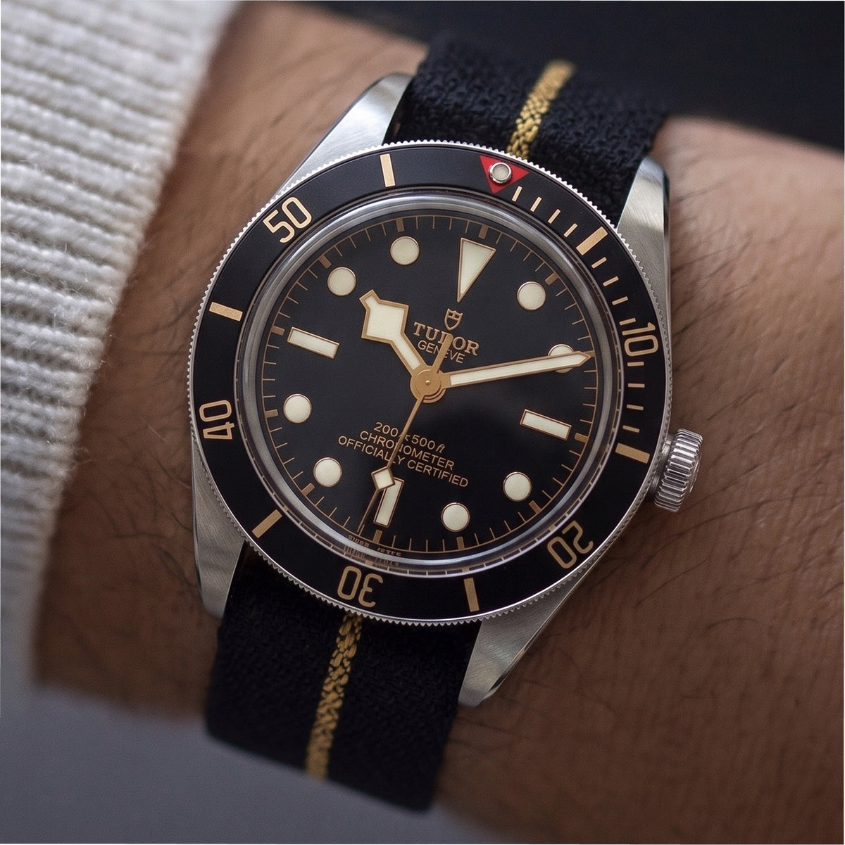 Tudor Black Bay 58 39MM 79030 Black Dial Strap Steel Automatic Watch