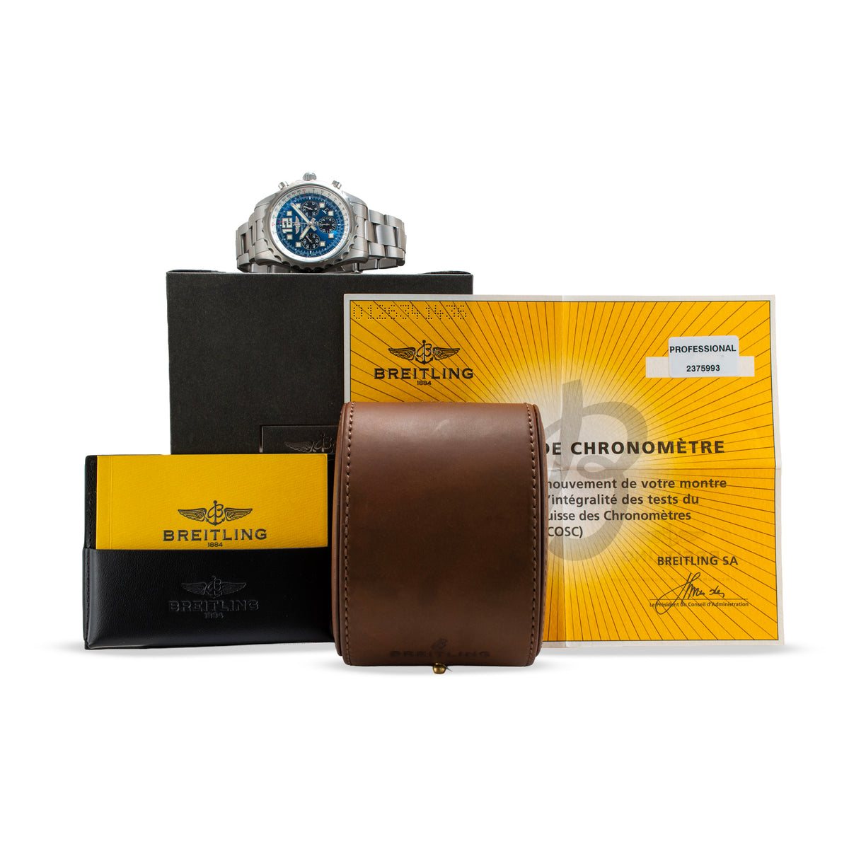 Breitling Chronospace 46MM A23360 Blue Dial Stainless Steel Automatic Watch