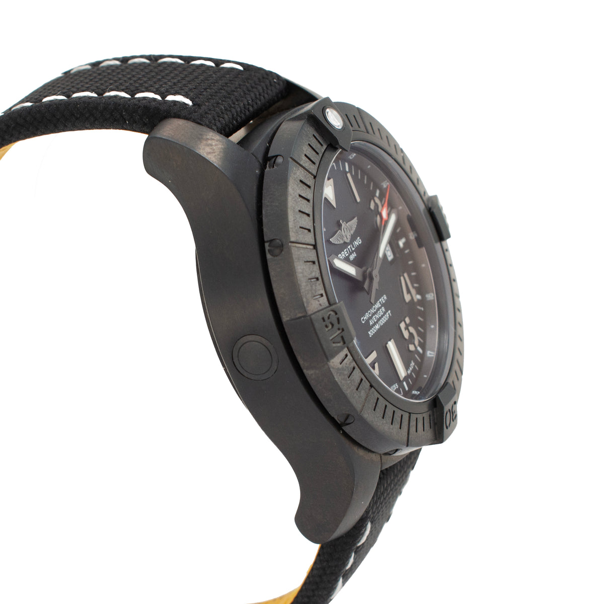 Breitling Avenger Seawolf 45MM V17319 Black Dial Titanium Automatic Watch