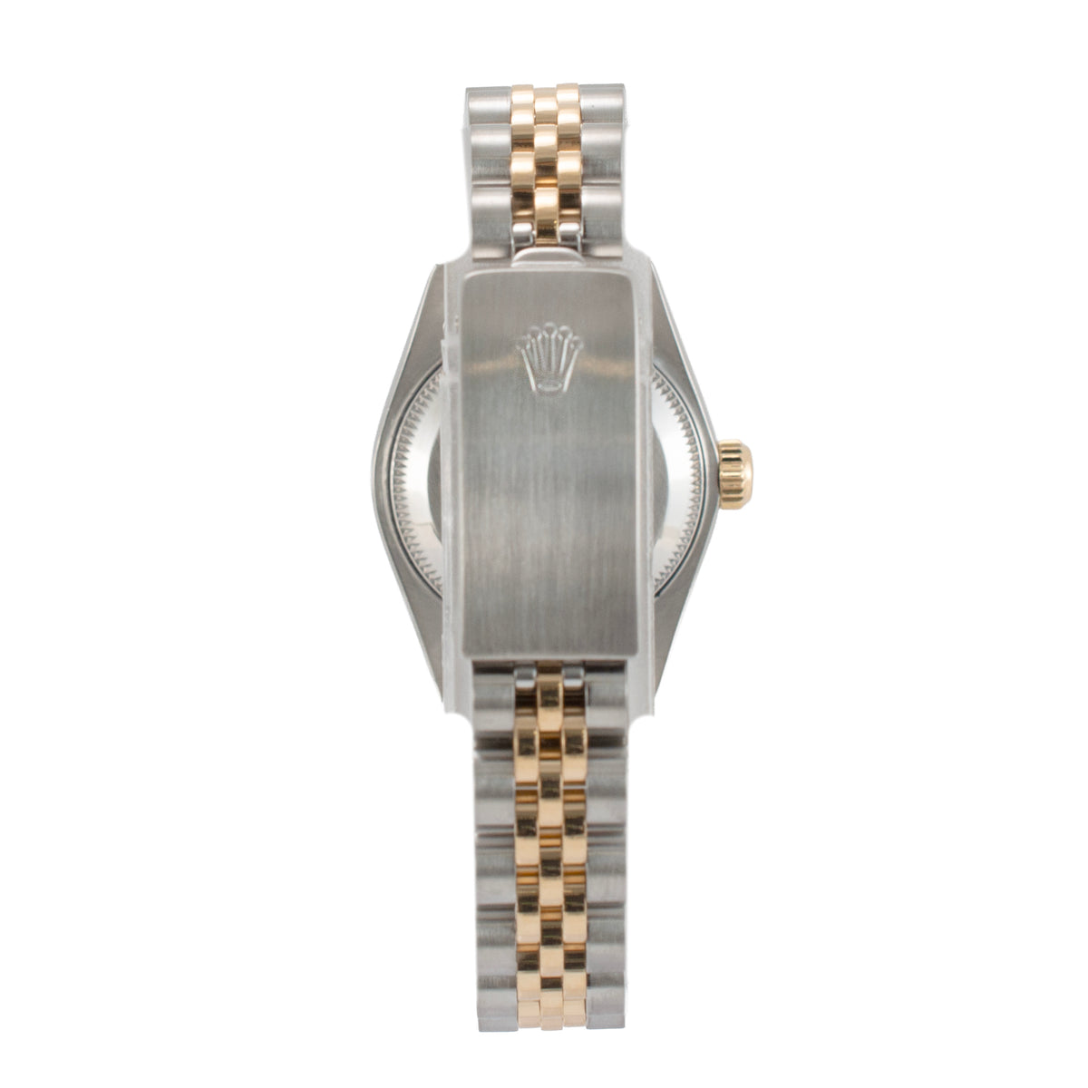 Ladies Rolex Datejust 26MM 69173 Silver Dial Jubilee 18K Yellow Gold Steel Watch