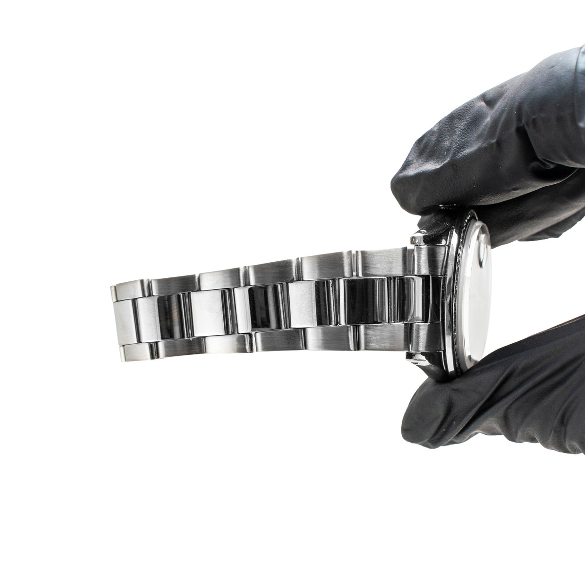 Vintage Rolex Datejust 36MM 16014 Black Spider Dial Diamond Bezel Steel Watch