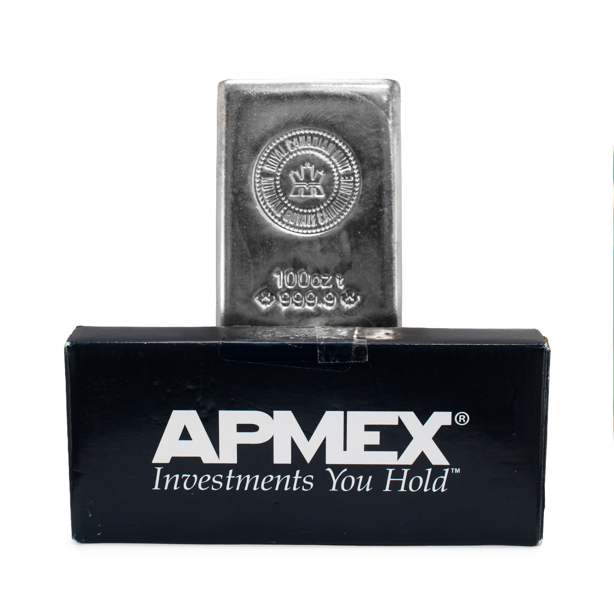 The Royal Canadian Mint 100oz 999.9 Silver Bullion Bar