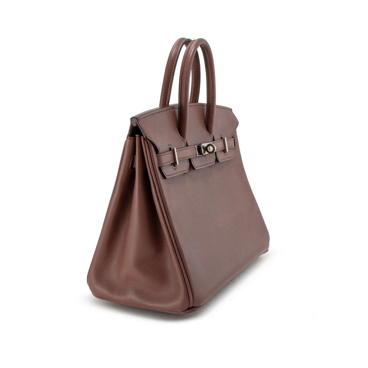 Hermès Birkin 25 Griolet Tadelakt Palladium Top Handle Bag