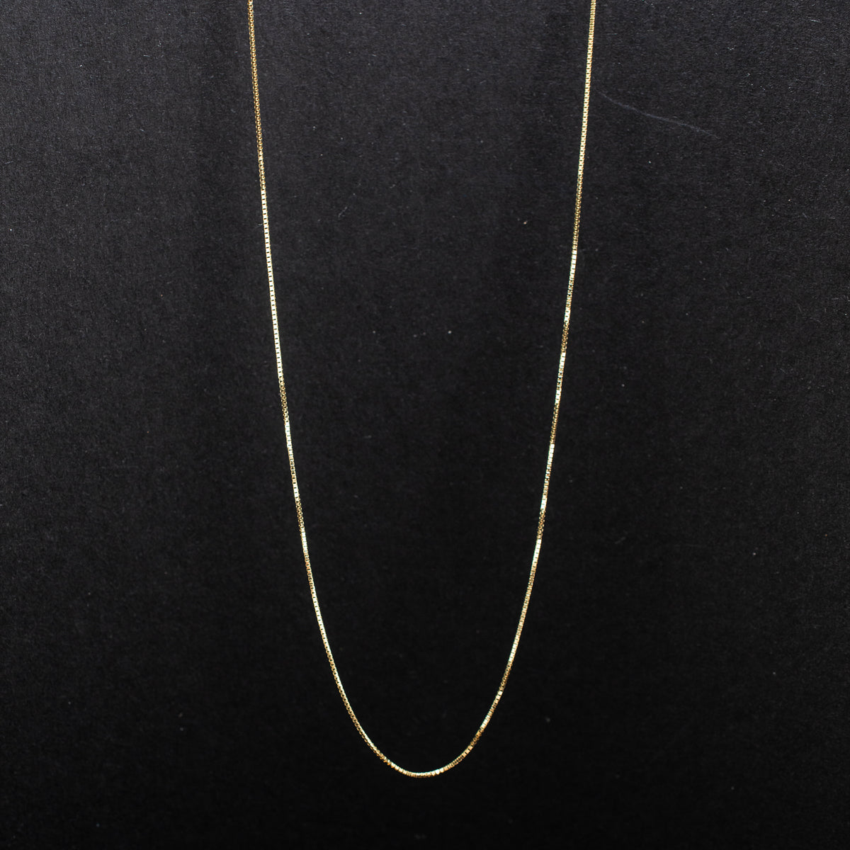 14K Yellow Gold Box Chain 1.53g 17" 461668 available at DJP Jewelers & Luxury Buyers
