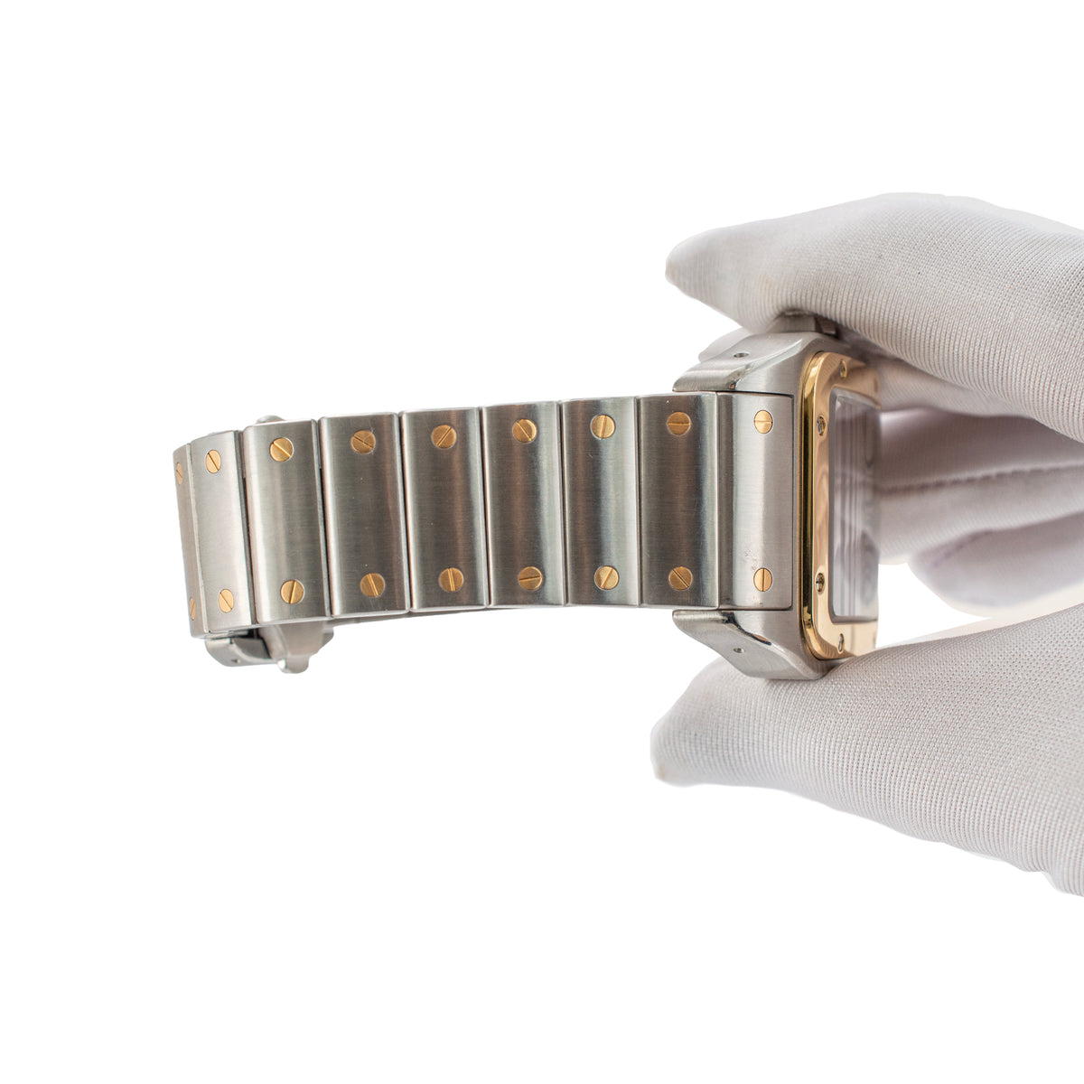 Cartier Santos 100 XL 38MM 2656 / W200728g Roman 18K Yellow Gold & Steel Watch