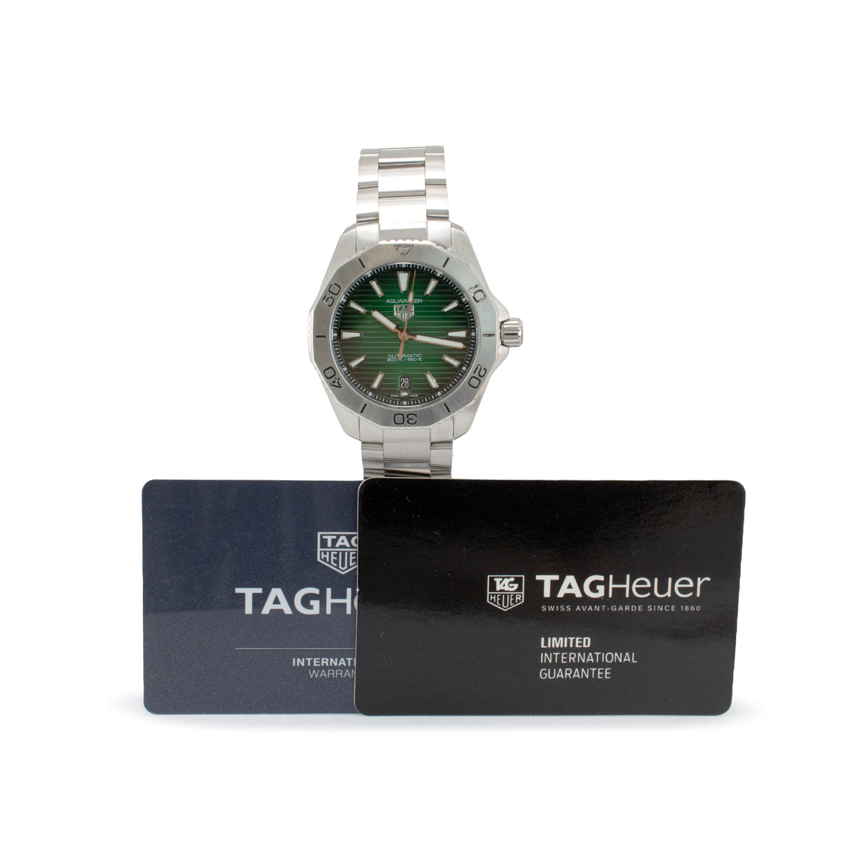 Tag Heuer Aquaracer 40MM wbp2115.ba0627 Green Dial Steel Automatic Watch