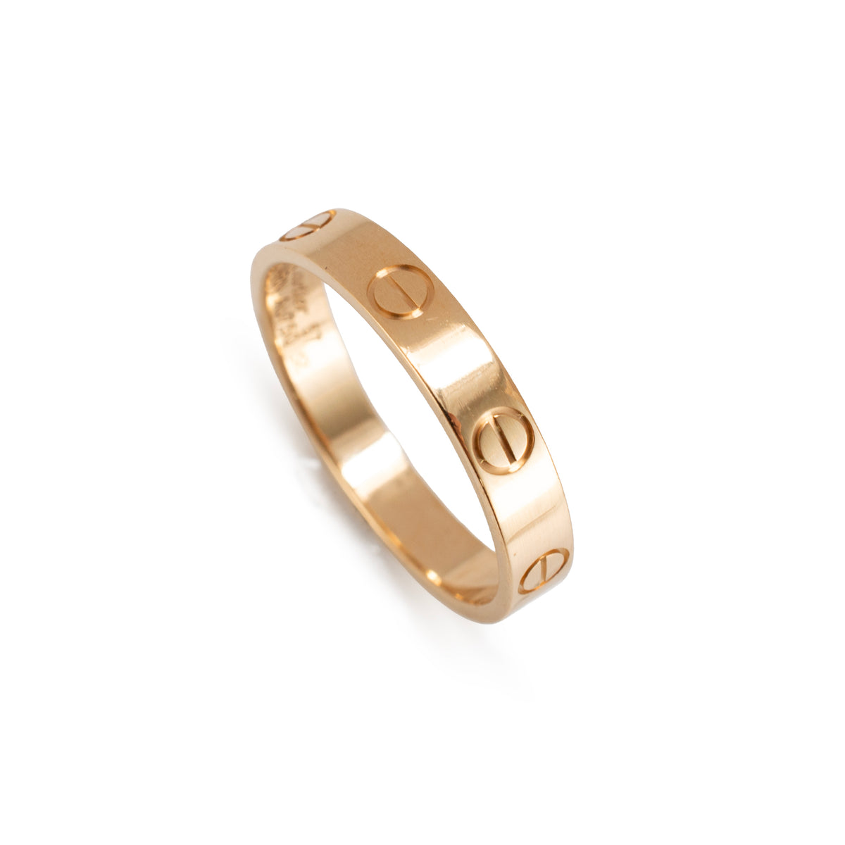 Cartier 18K Yellow Gold Small Model Love Band Ring