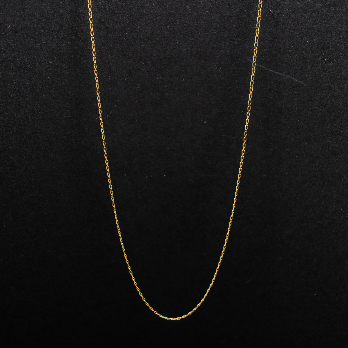 18K Yellow Gold Cable Chain 1.48g 18" 466883 available at DJP Jewelers & Luxury Buyers