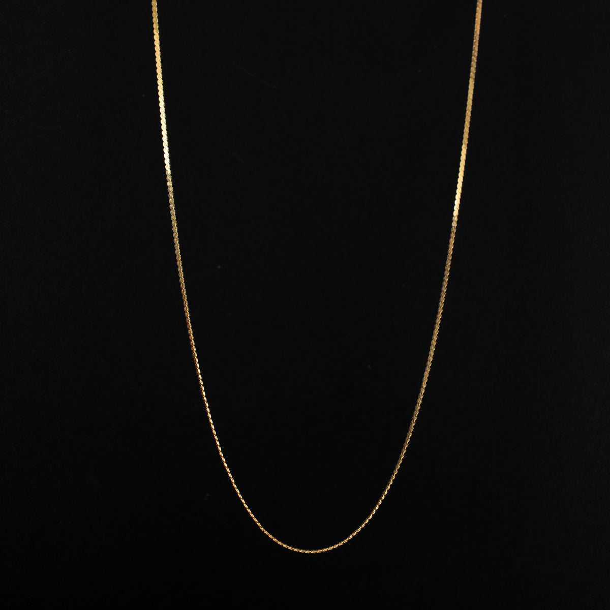 Vintage 14K Yellow Gold Snake Chain 2.49g 24" 468699 available at DJP Jewelers & Luxury Buyers