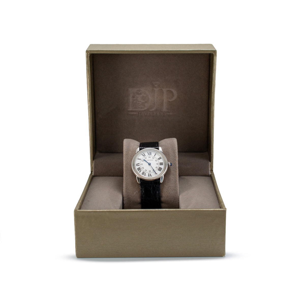 Ladies Cartier Ronde de Cartier 29MM WSRN0019 / 3601 Black Steel Quartz Watch