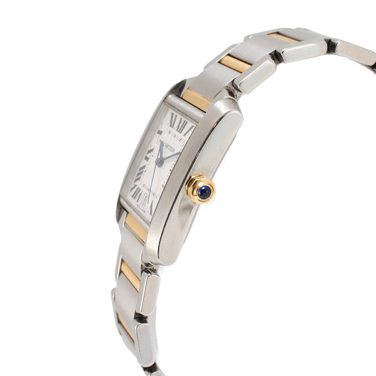 Cartier Tank Francaise 28MM 2302/w51005q4 Silver Roman Two Tone Automatic Watch