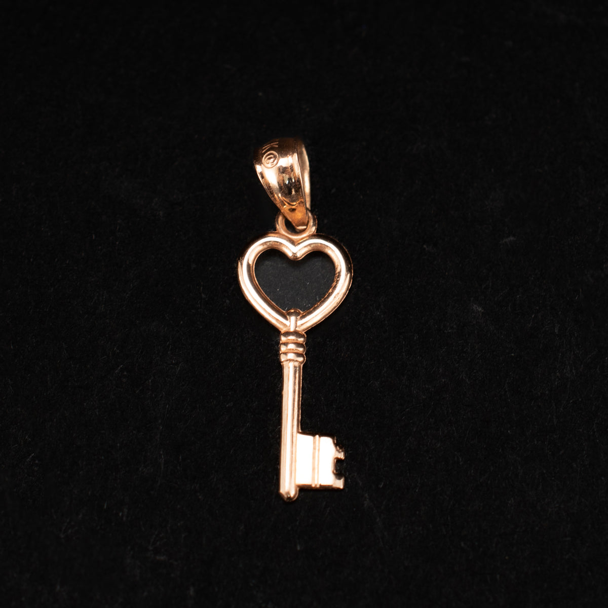 14K Rose Gold Charm Pendant 0.5g 1" 469243 available at DJP Jewelers & Luxury Buyers