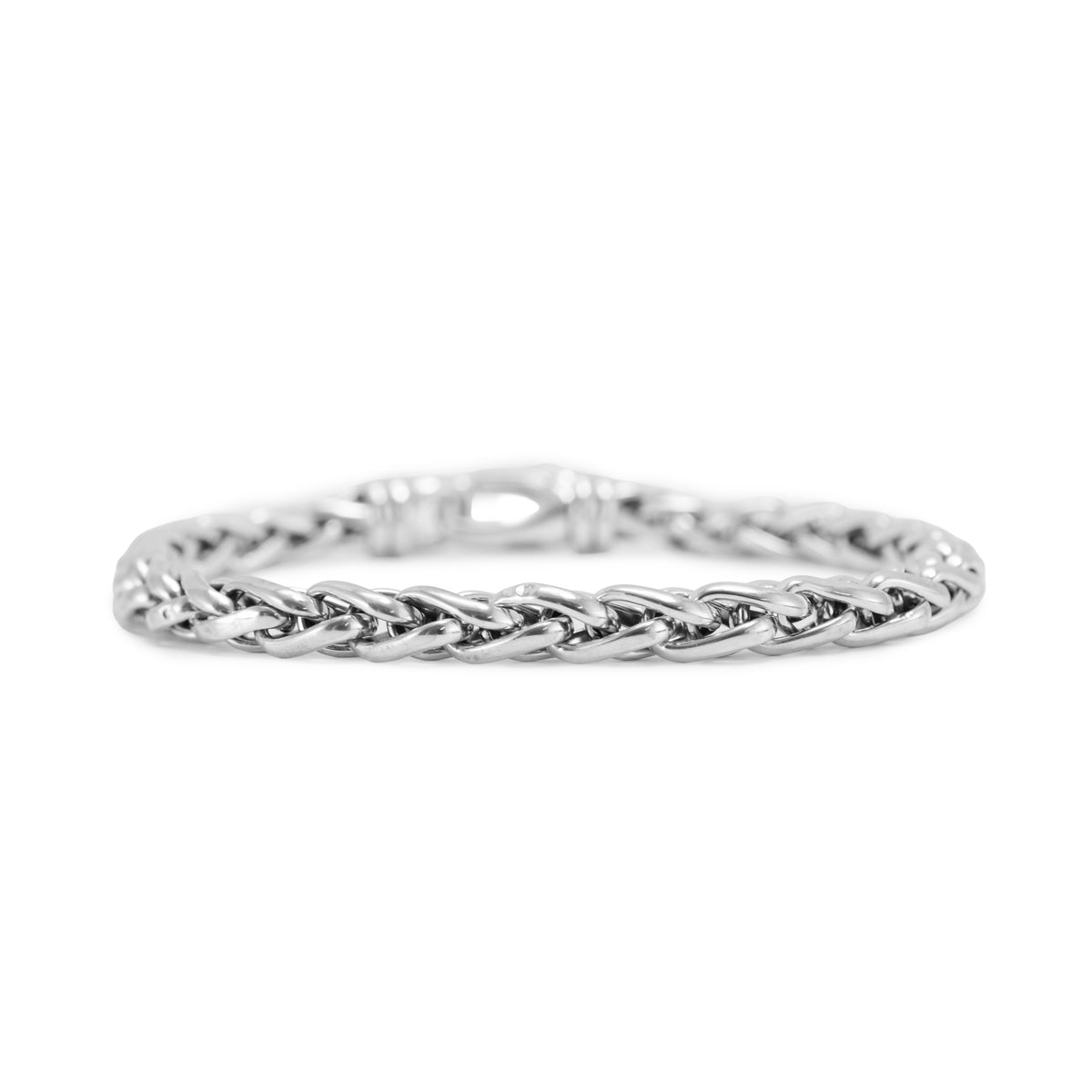 Men’s David Yurman 925 Silver 6MM Wheat Chain Link Bracelet