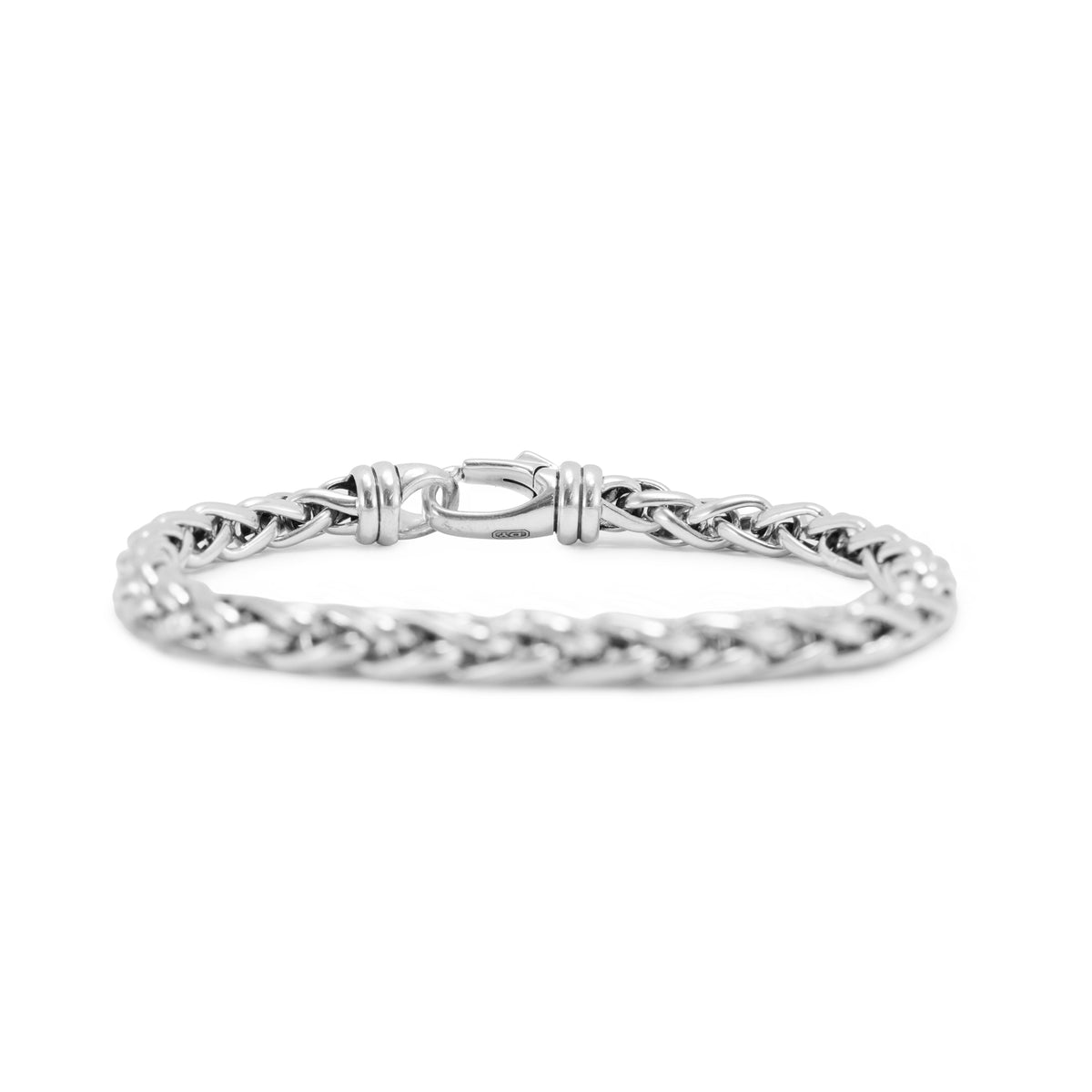Men’s David Yurman 925 Silver 6MM Wheat Chain Link Bracelet